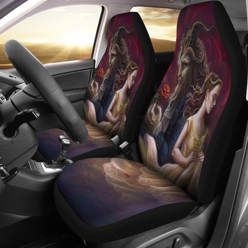 Beauty And The Beast Vintage For Fan Gift Sku 3087 Car Seat Covers