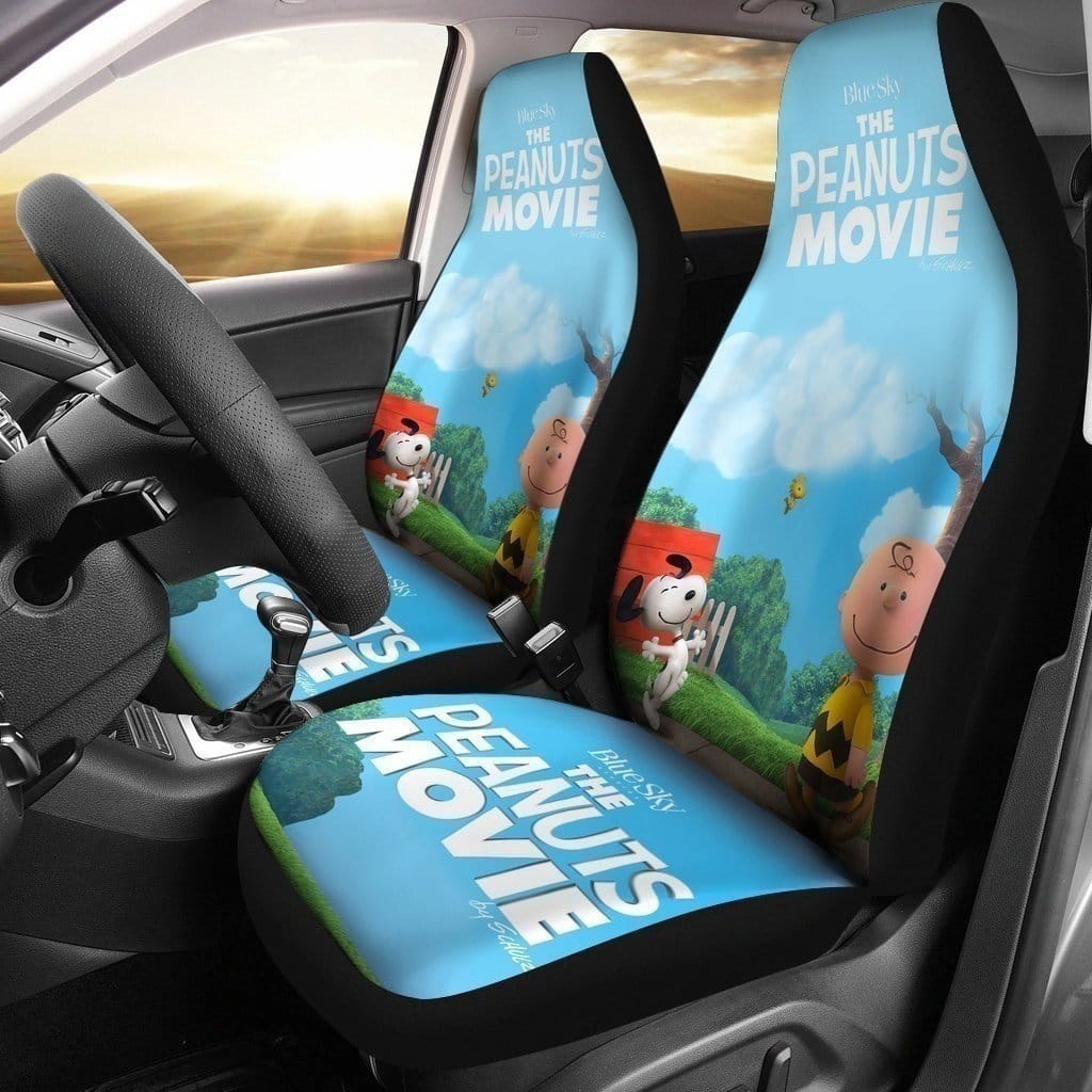 Blue Sky The Peanuts Movie For Fan Gift Sku 2889 Car Seat Covers