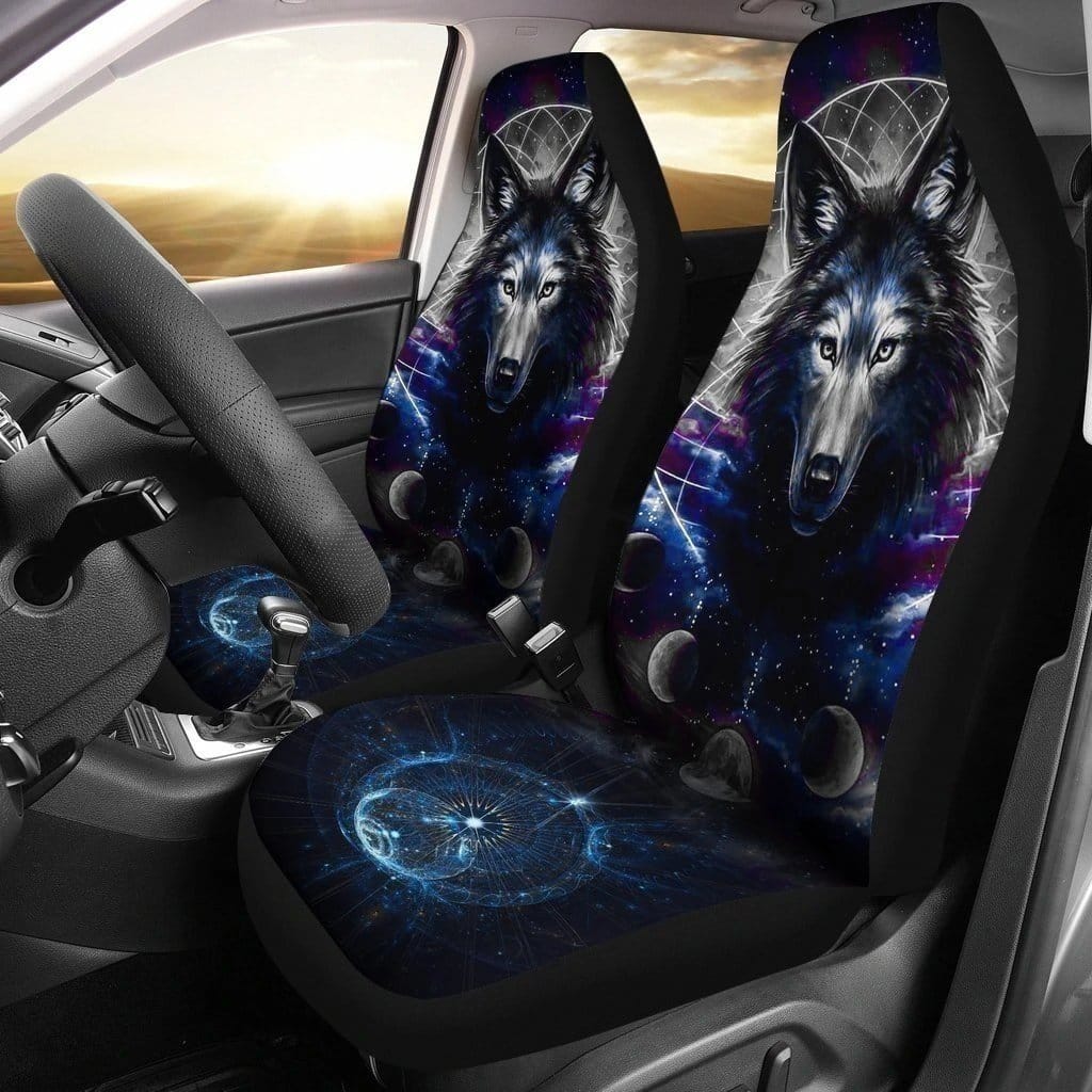 Blue Wolf For Fan Gift Sku 2189 Car Seat Covers