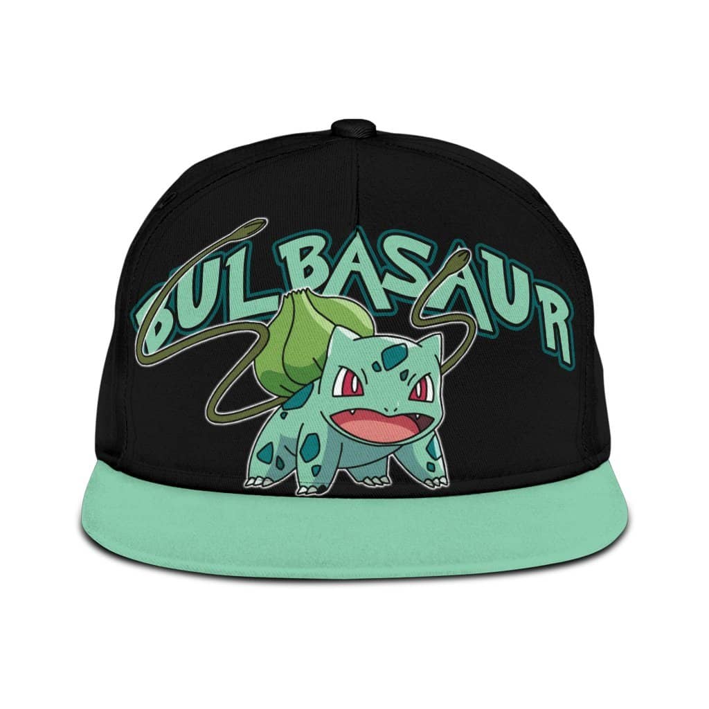 Bulbasaur Snapback Pokemon Anime Fan Classic Cap