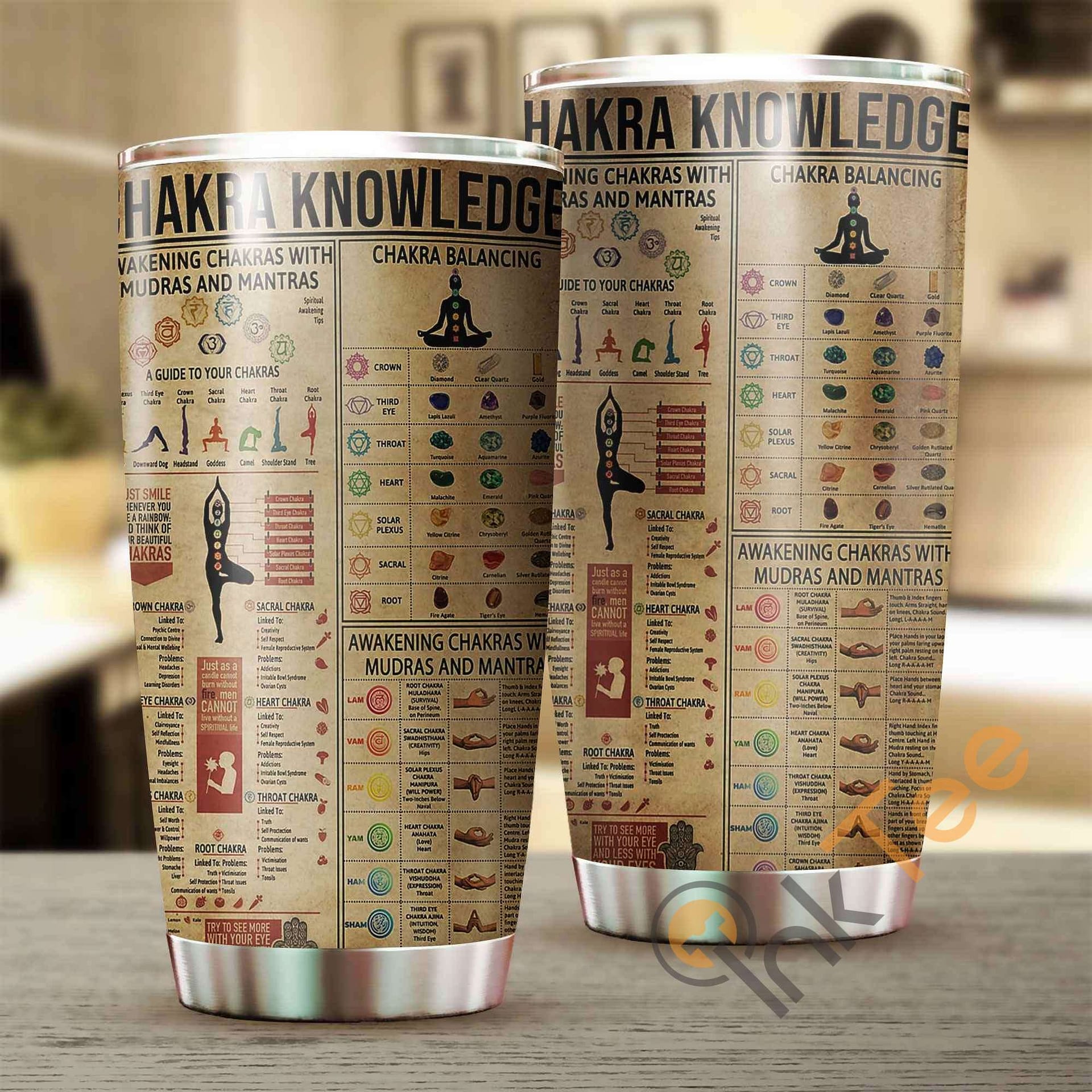 Chakra Knowledge Stainless Steel Tumbler