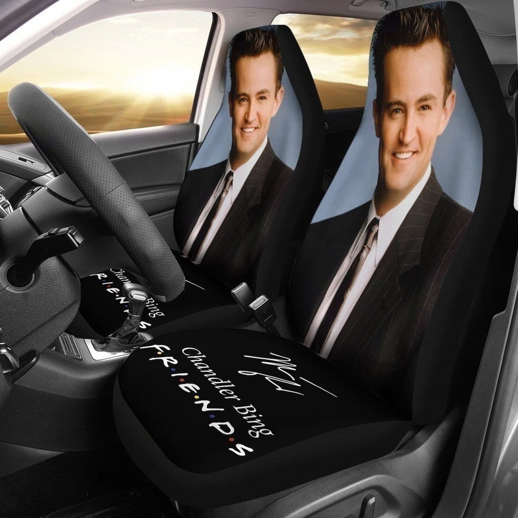 Chandler Bing Signature Friends Tv Show For Fan Gift Sku 1523 Car Seat Covers
