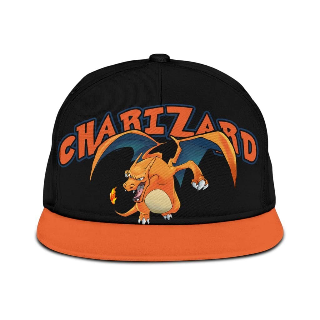 Charizard Snapback Pokemon Anime Fan Classic Cap