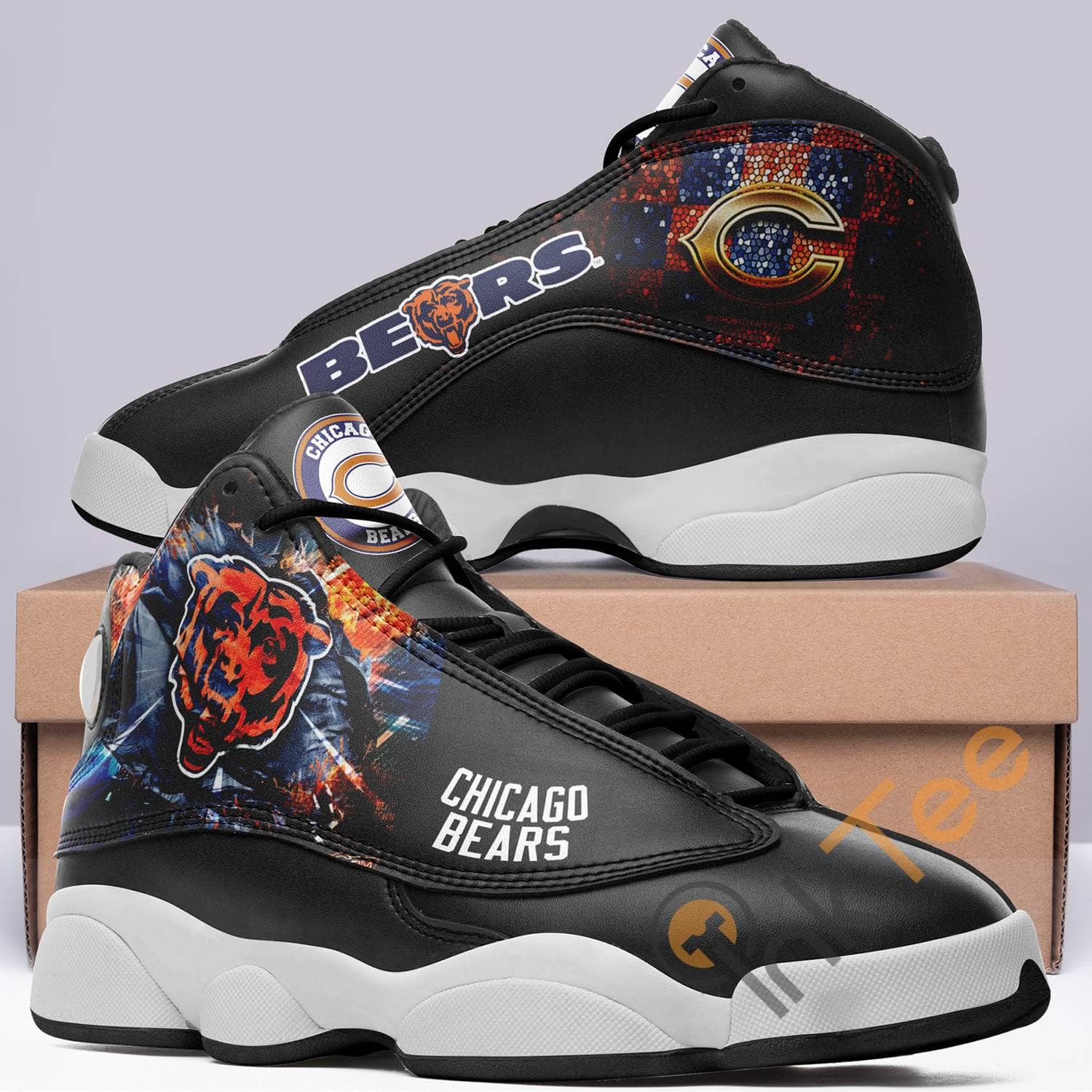 Chicago Bears Nfl Team Aj13 Air Jordan Shoes