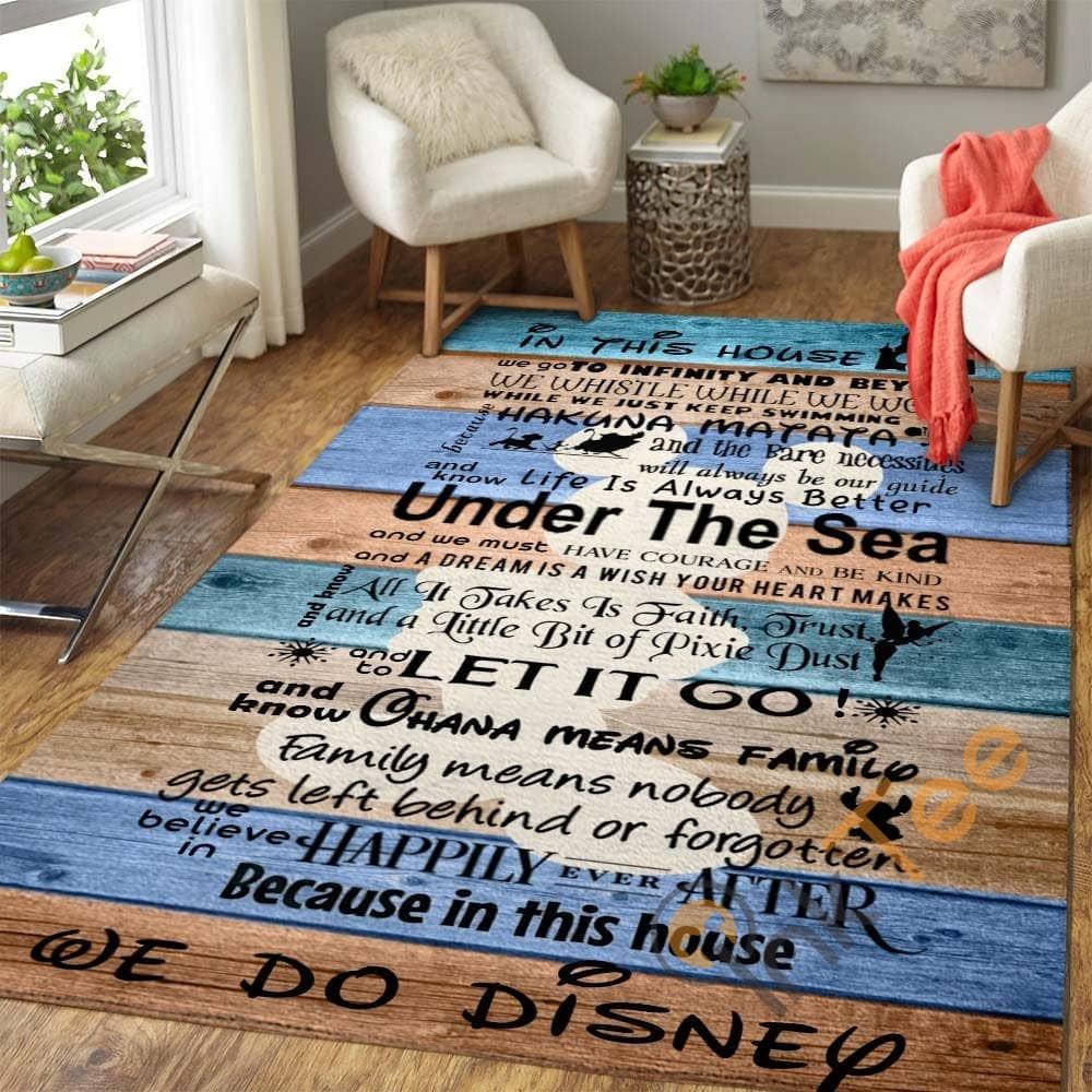 Christmas Gift Walt Disney Floor Decor Kitchen Movies Carpet Fashion Brand Rug