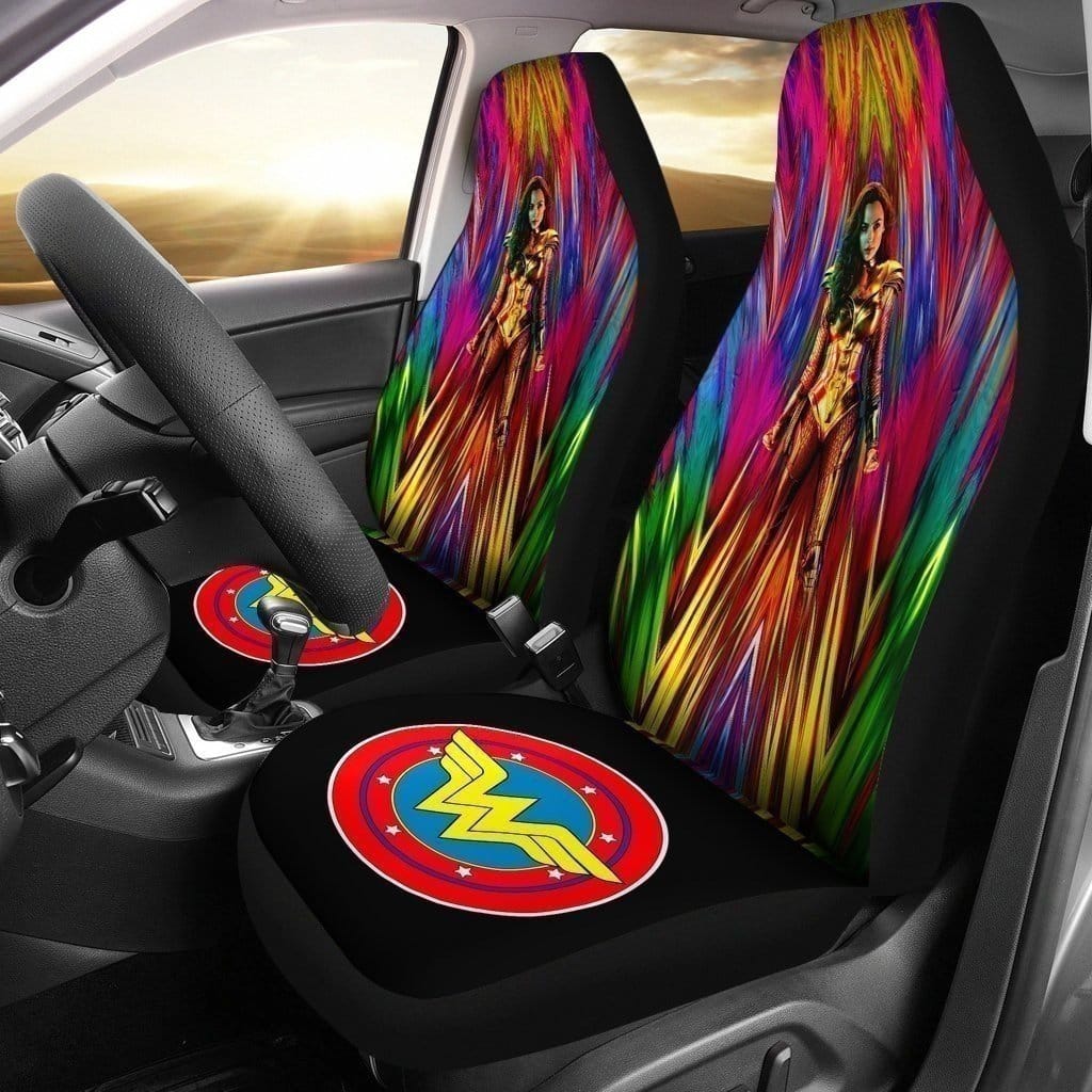 Colorful Wonder Woman For Fan Gift Sku 2111 Car Seat Covers