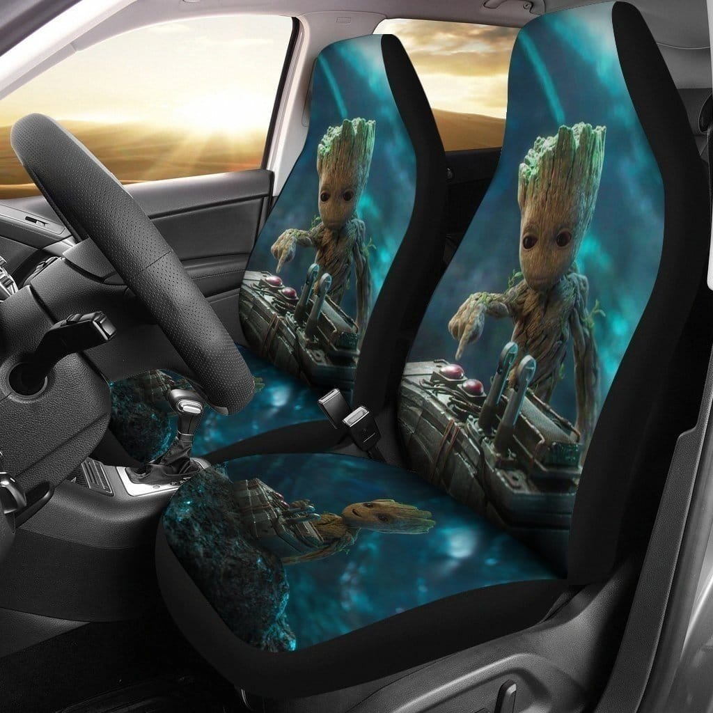 Cute Baby Groot Holder For Fan Gift Sku 2734 Car Seat Covers