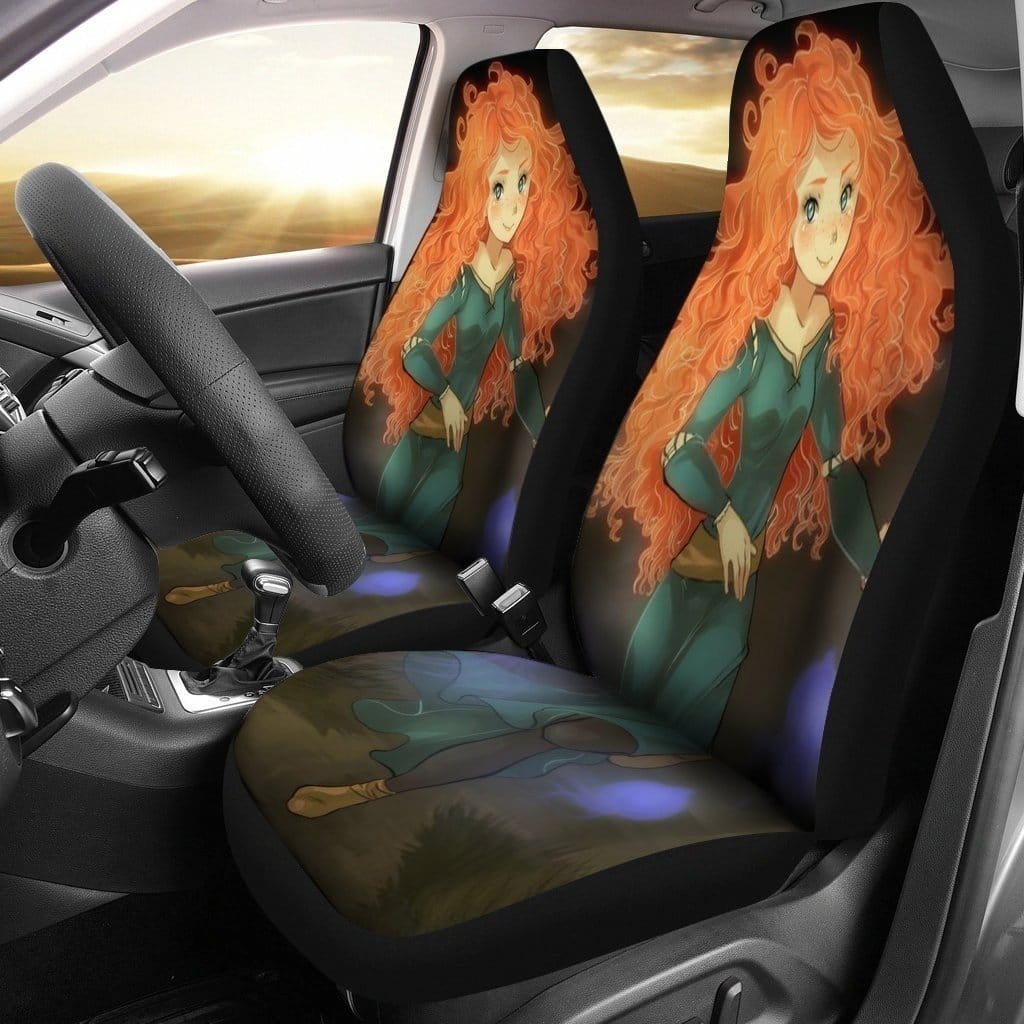 Cute Merida Princess For Fan Gift Sku 1623 Car Seat Covers