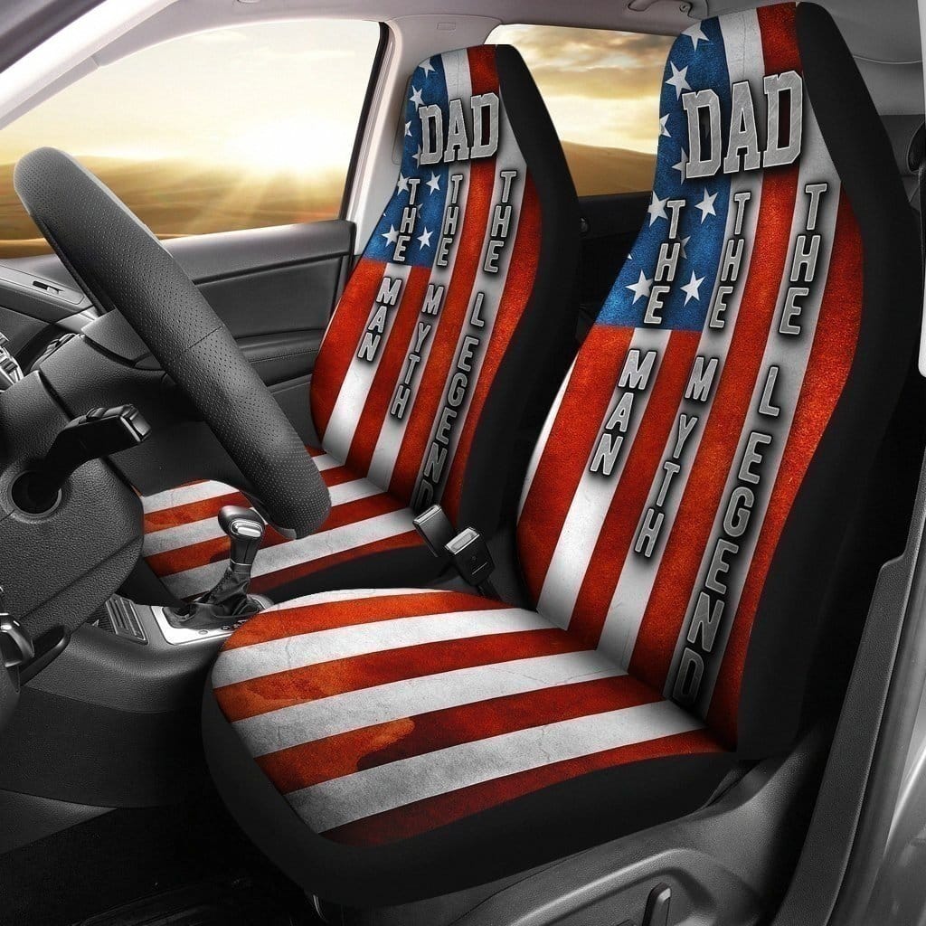 Dad The Man The Myth The Legend For Fan Gift Sku 2117 Car Seat Covers