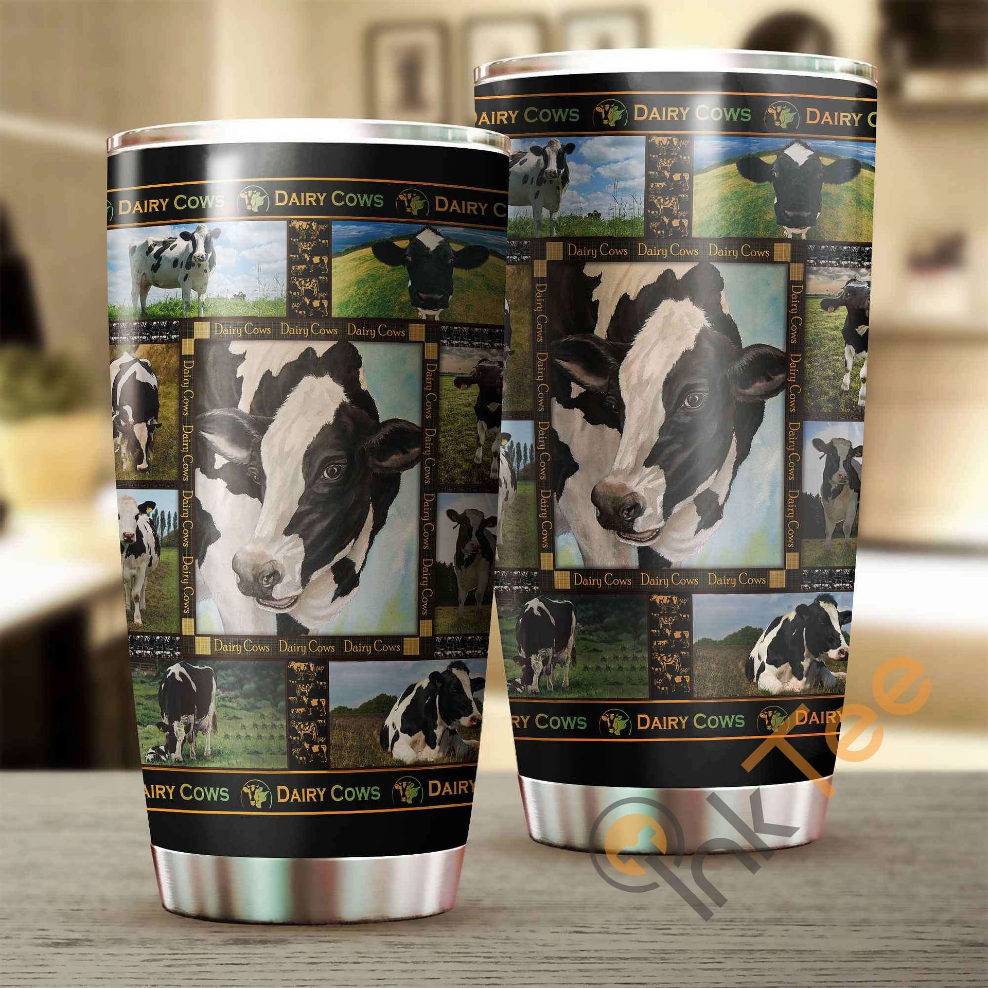 Dairy Cows Stainless Steel Tumbler