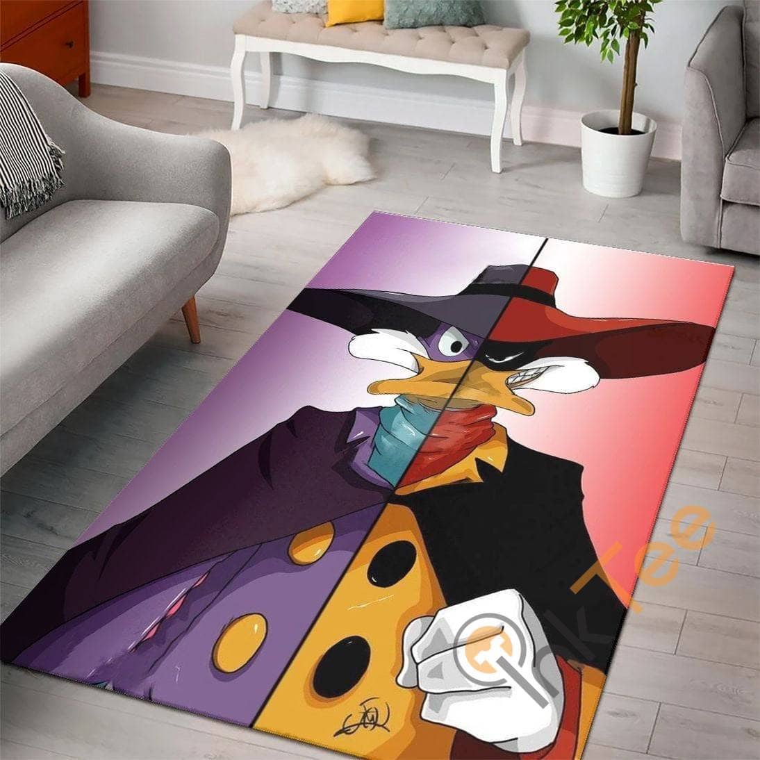 Darkwing Duck Disney Living Room Gift For Lovers Lover Movies Rug