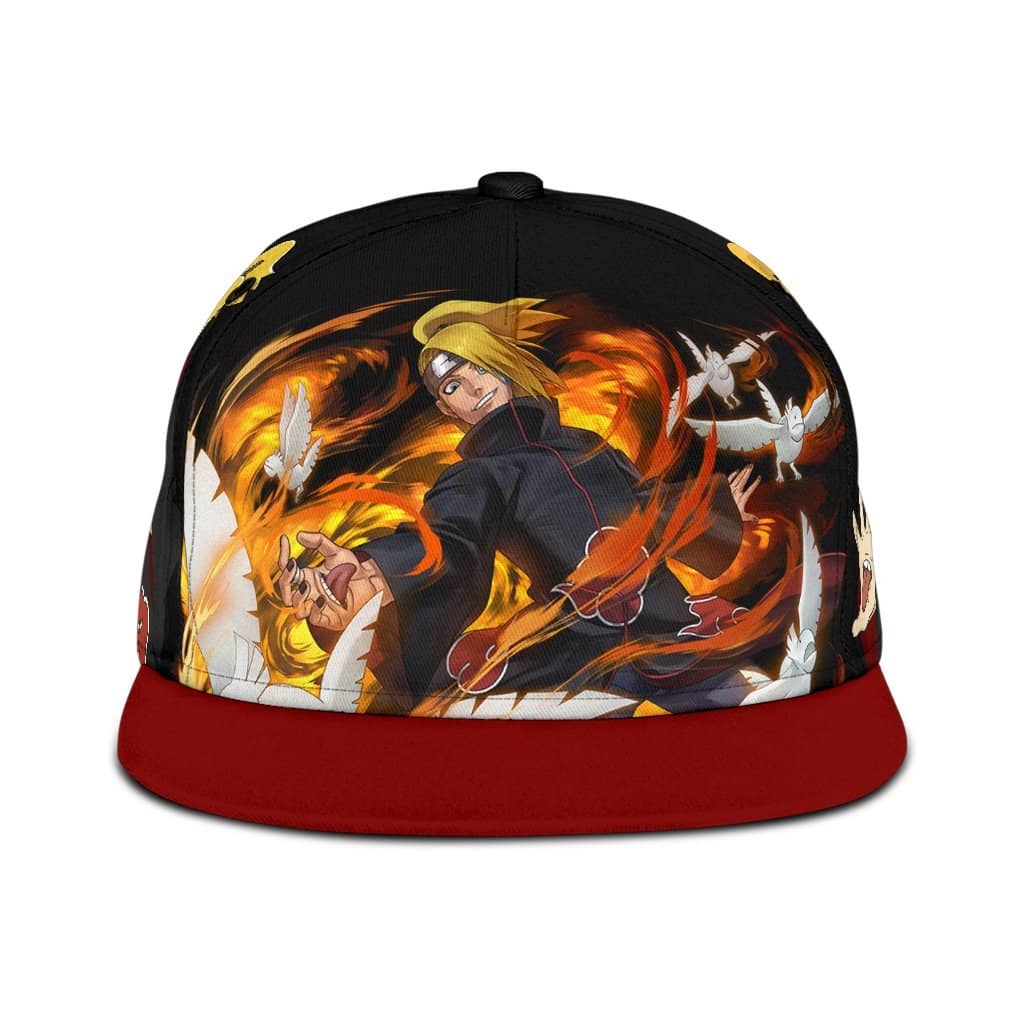 Deidara Snapback Naruto Custom Anime Classic Cap