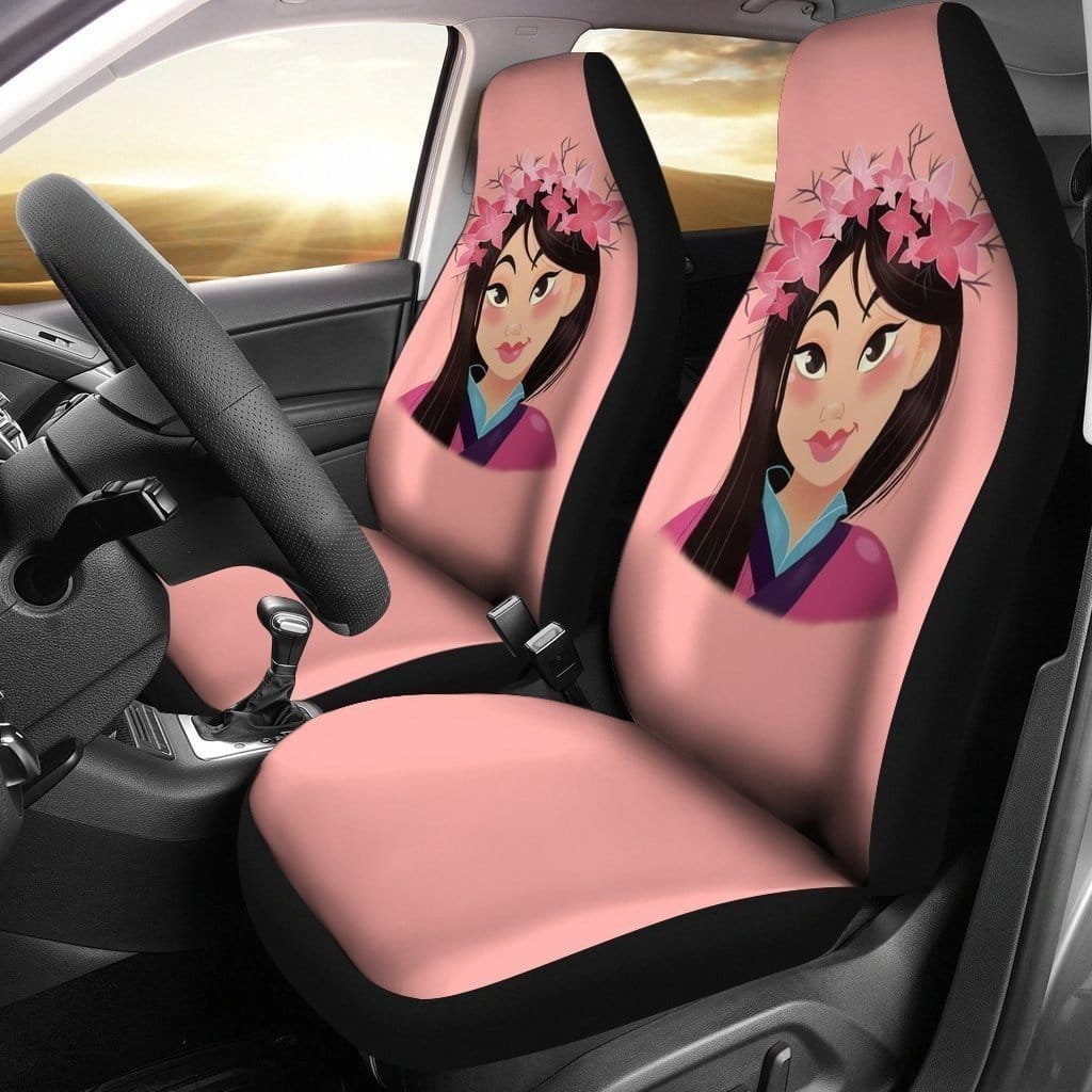 Disney Princess Mulan For Fan Gift Sku 1458 Car Seat Covers