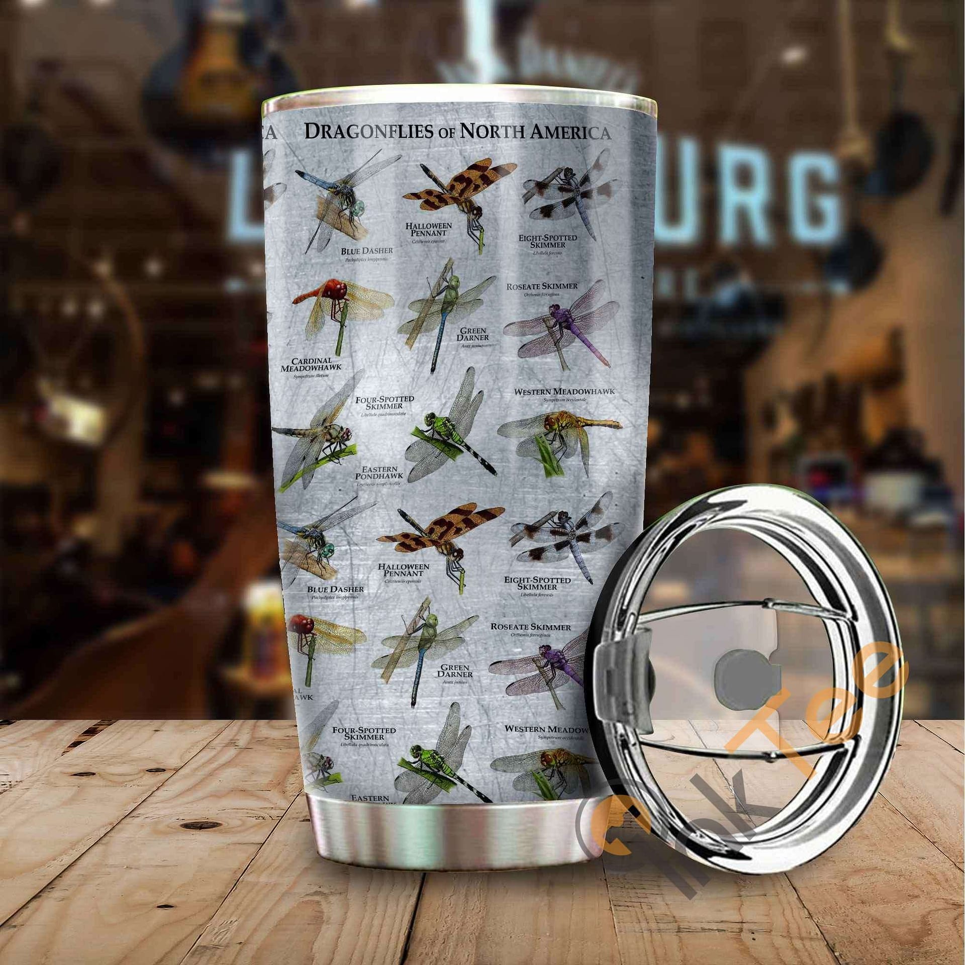 Dragonflies Of North America Stainless Steel Tumbler