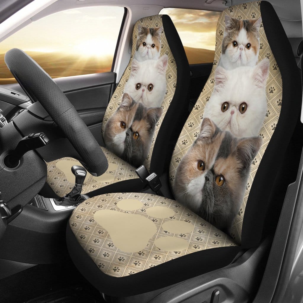 Exotic Cat For Fan Gift Sku 1486 Car Seat Covers