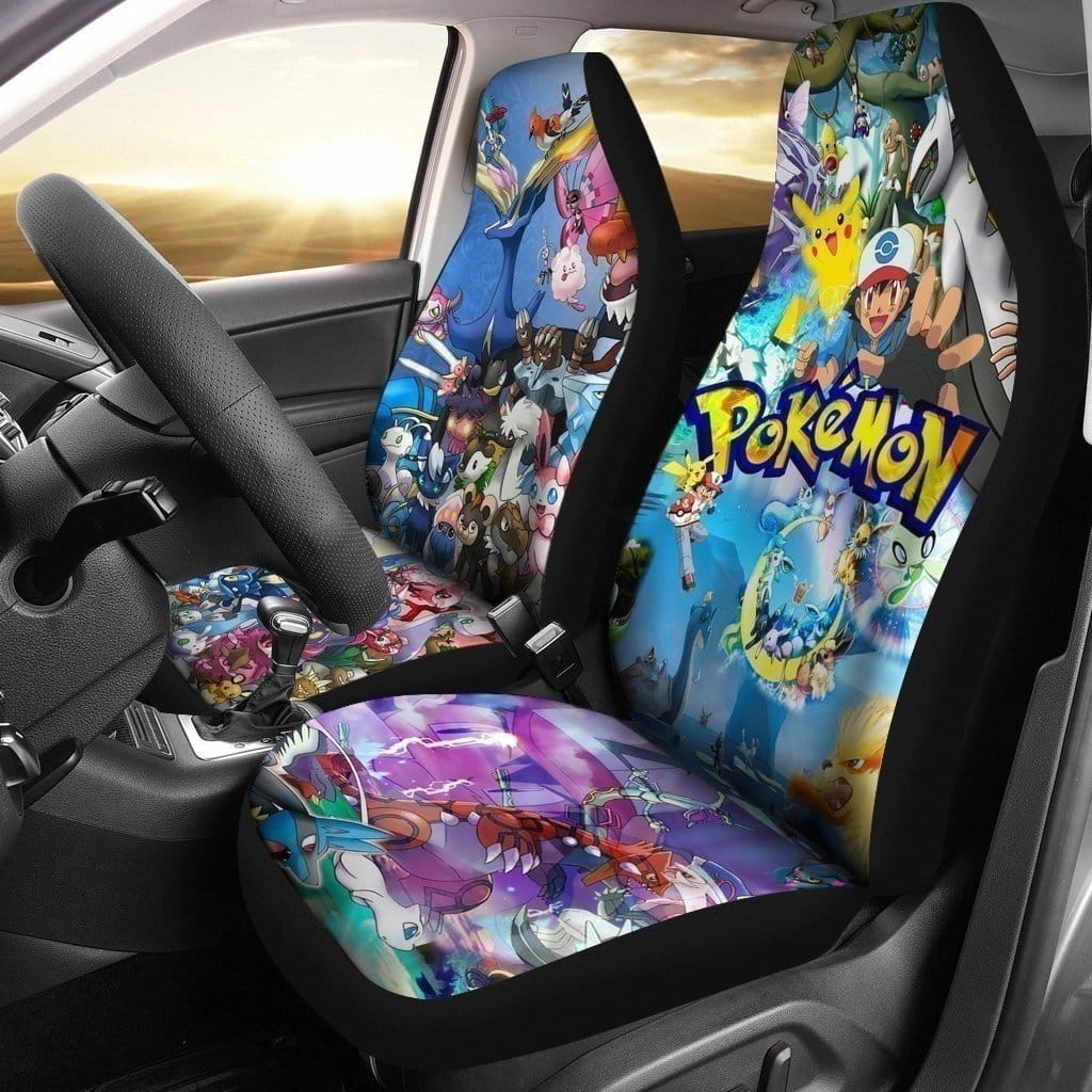 Fan Pokemon Full Character For Fan Gift Sku 1460 Car Seat Covers
