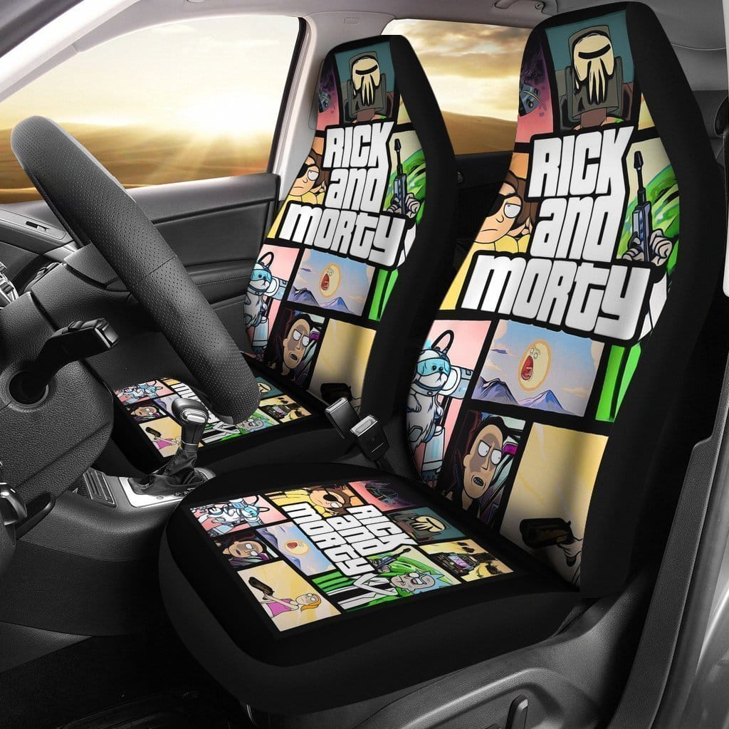 Fan Rick And Morty For Fan Gift Sku 2807 Car Seat Covers