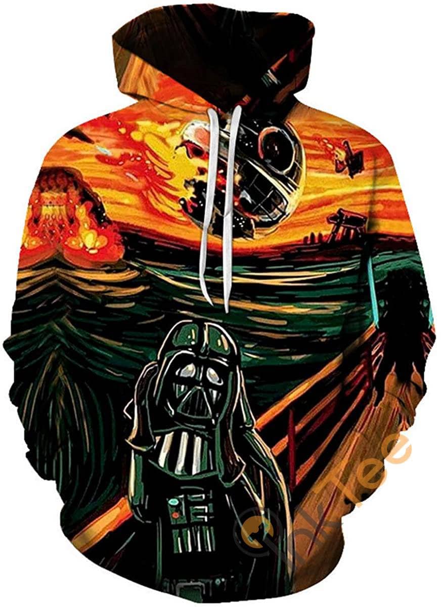 Funny Cartoon Cosplay Print Pullover With Front Pocket Sku146 Hoodie 3D