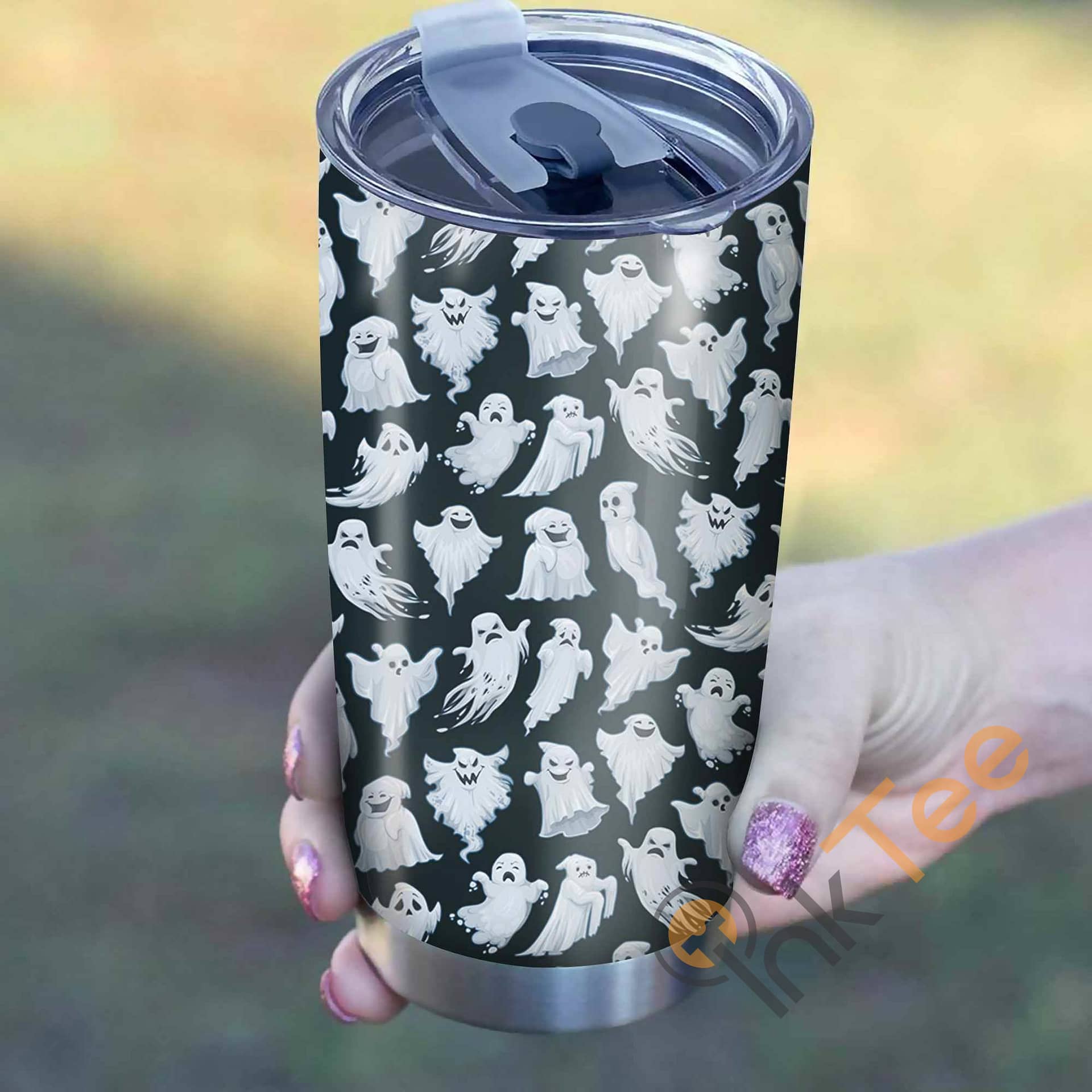 Funny Ghost Pattern Perfect Gift Stainless Steel Tumbler