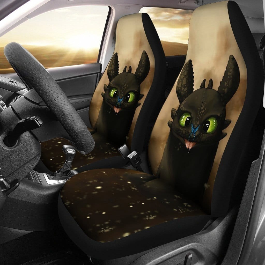 Funny Toothless For Fan Gift Sku 1603 Car Seat Covers