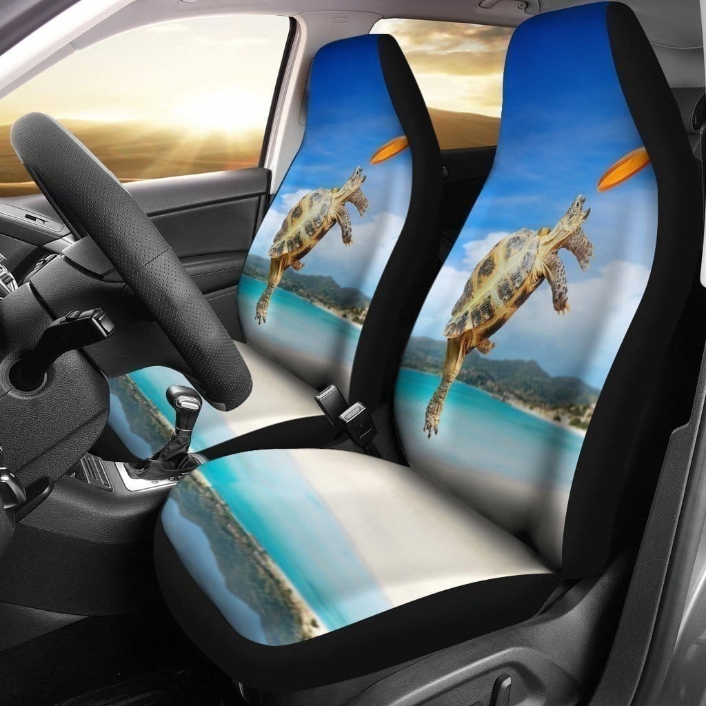 Funny Turtle For Fan Gift Sku 2122 Car Seat Covers