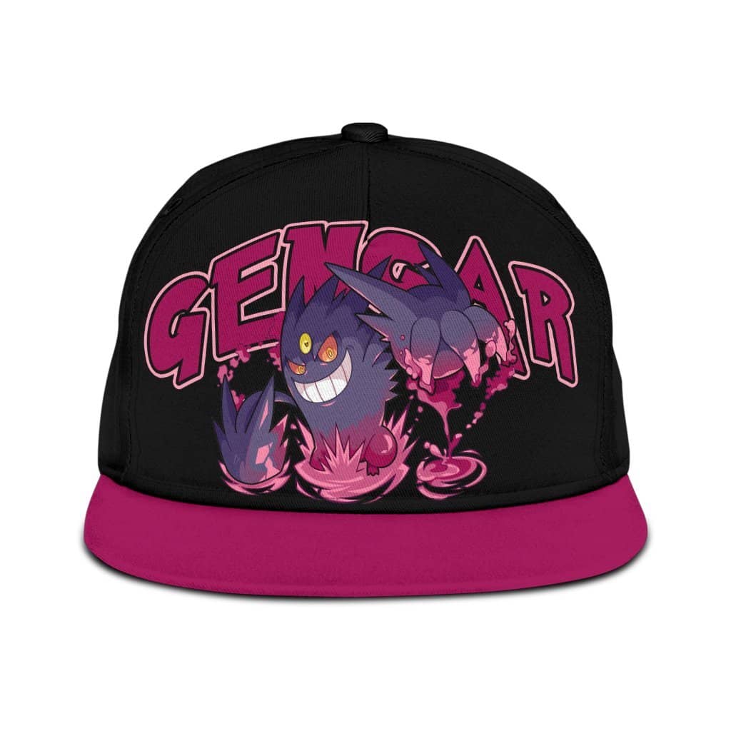 Gengar Snapback Pokemon Anime Fan Classic Cap