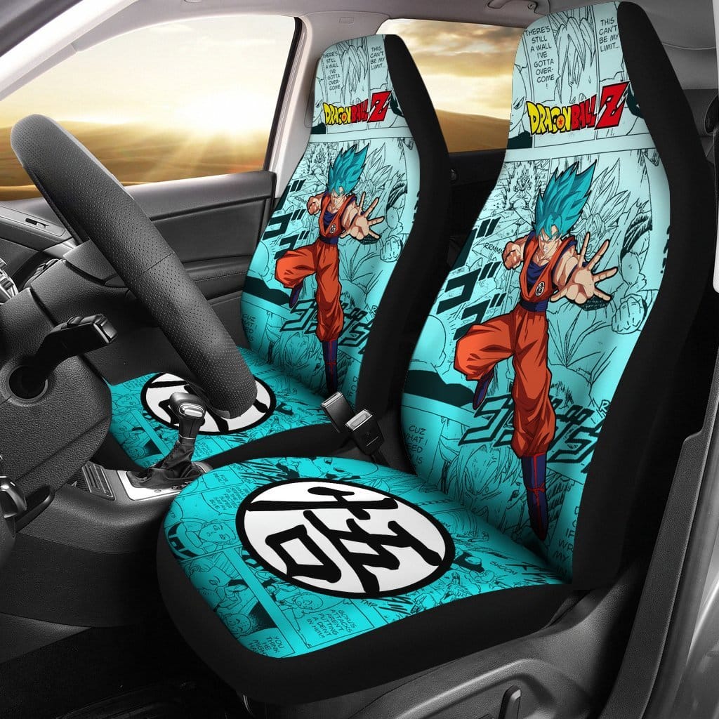 Goku Blue Dragon Ball Z For Fan Gift Sku 1554 Car Seat Covers