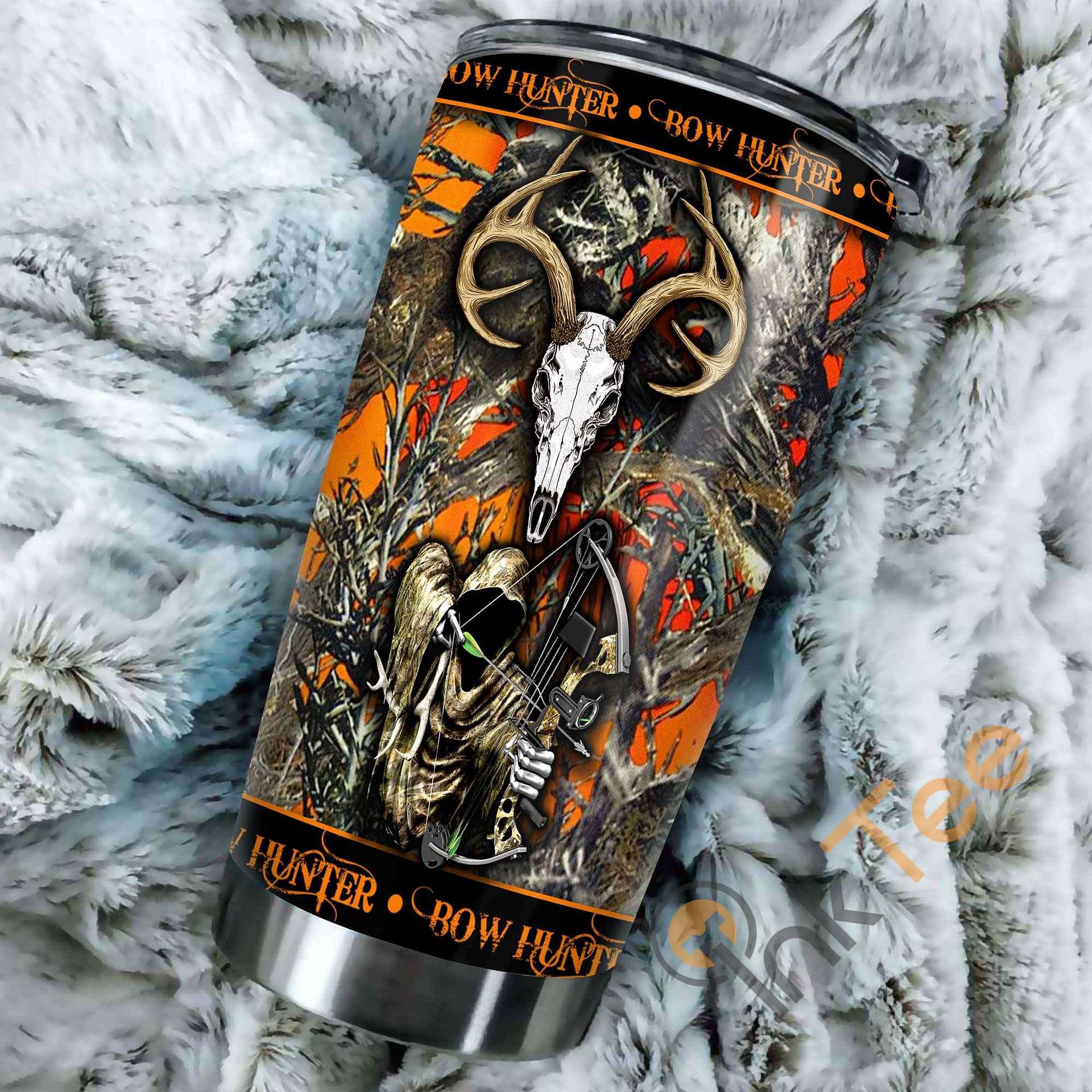 Grim Reaper Bow Hunter Camo Amazon Best Seller Sku 2789 Stainless Steel Tumbler