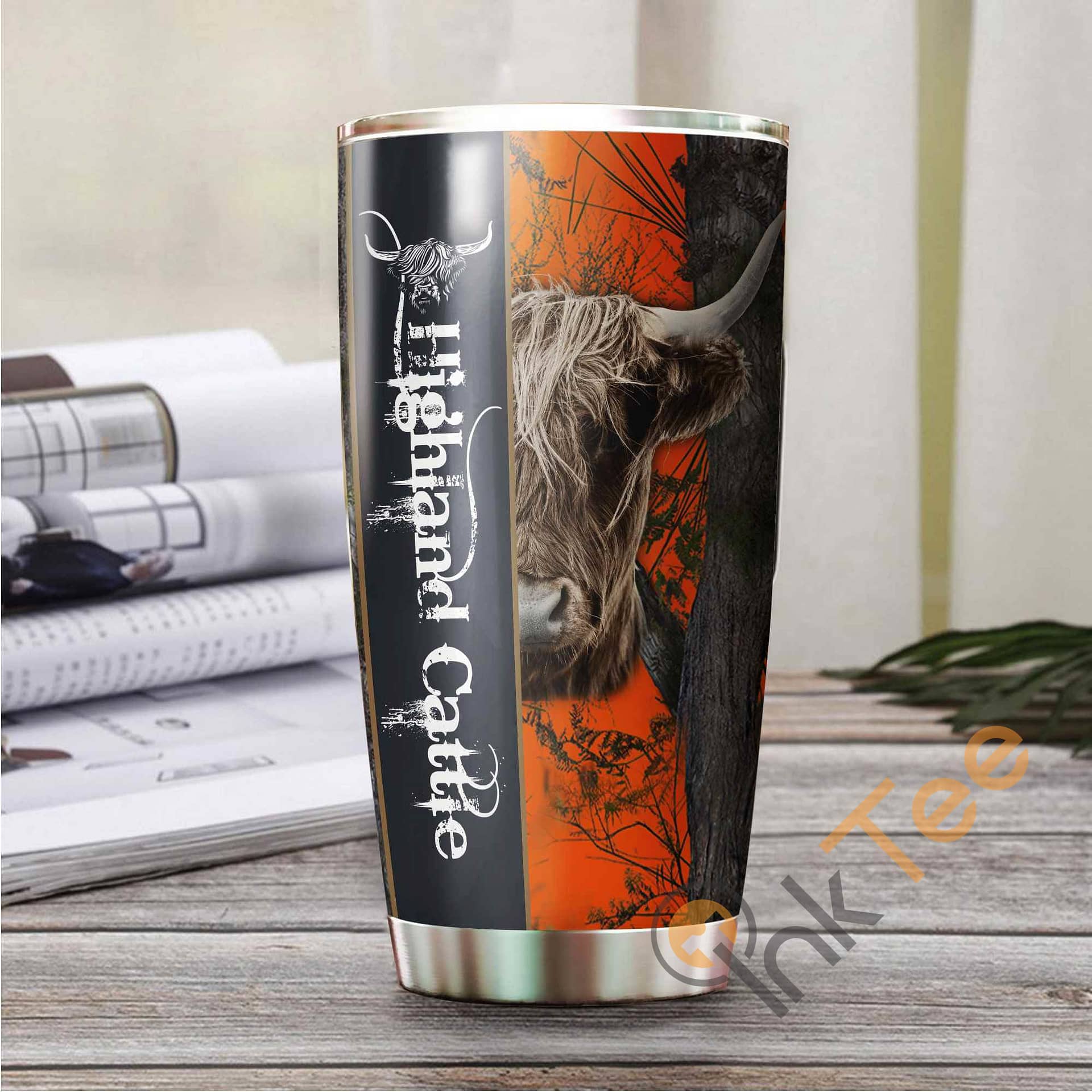Highland Cattle Amazon Best Seller Sku 3713 Stainless Steel Tumbler