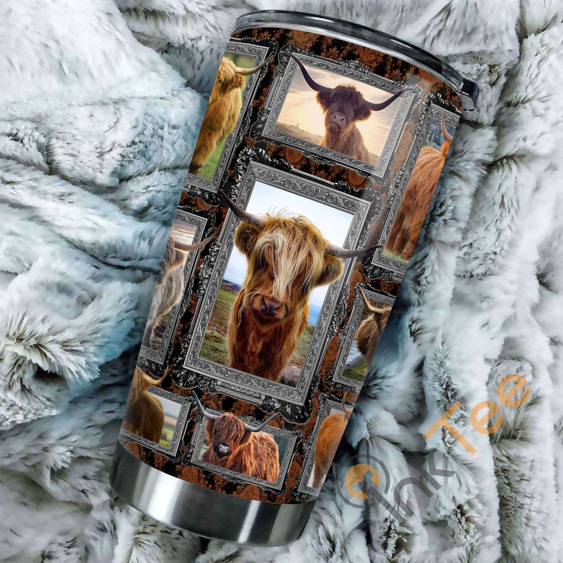 Highland Cows Stainless Steel Tumbler