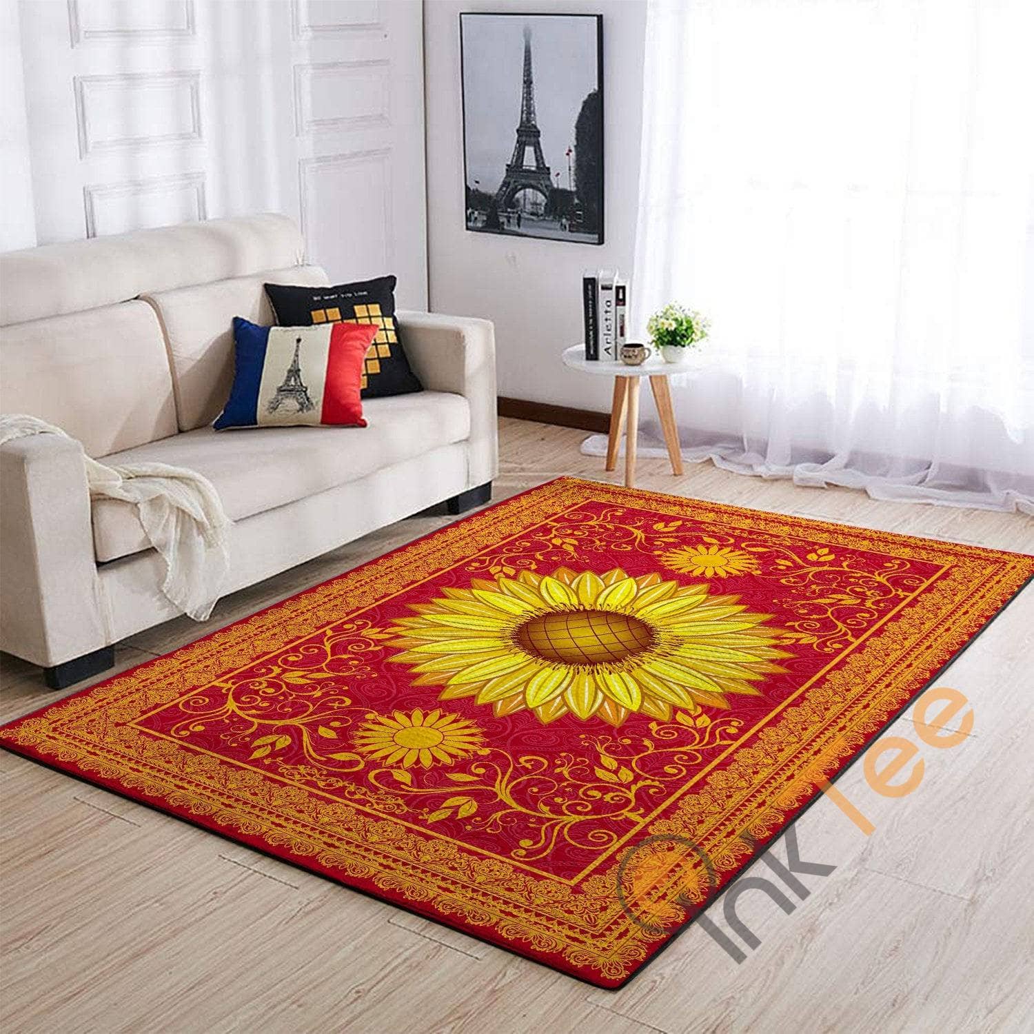 Hippie The Luxurious Sunflowers Pattern Soft Living Room Bedroom Carpet Highlight For Home Beautiful Rug