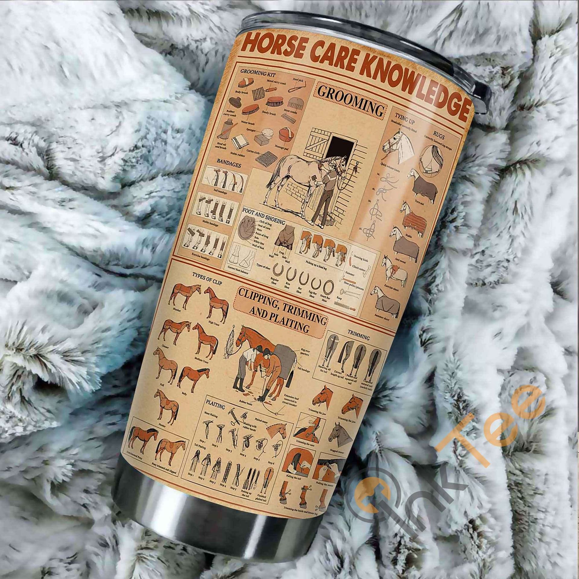 Horse Care Knowledge Stainless Steel Tumbler