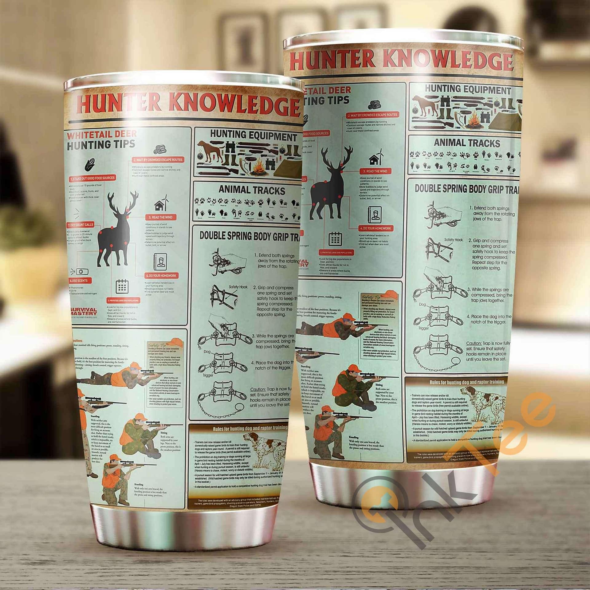 Hunter Knowledge Stainless Steel Tumbler