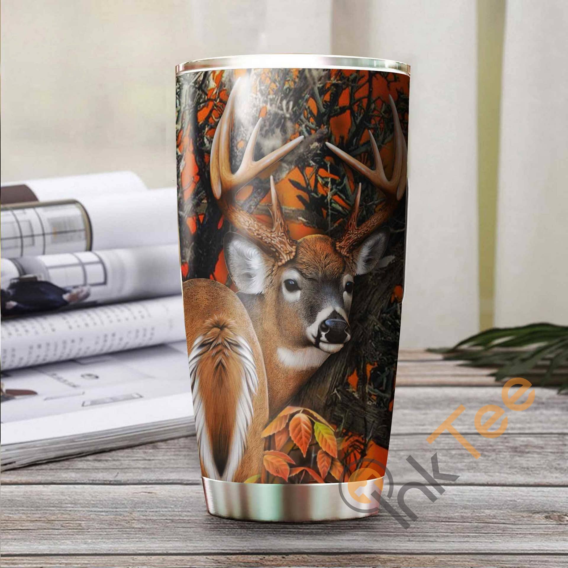 Hunting Deer Amazon Best Seller Sku 2626 Stainless Steel Tumbler