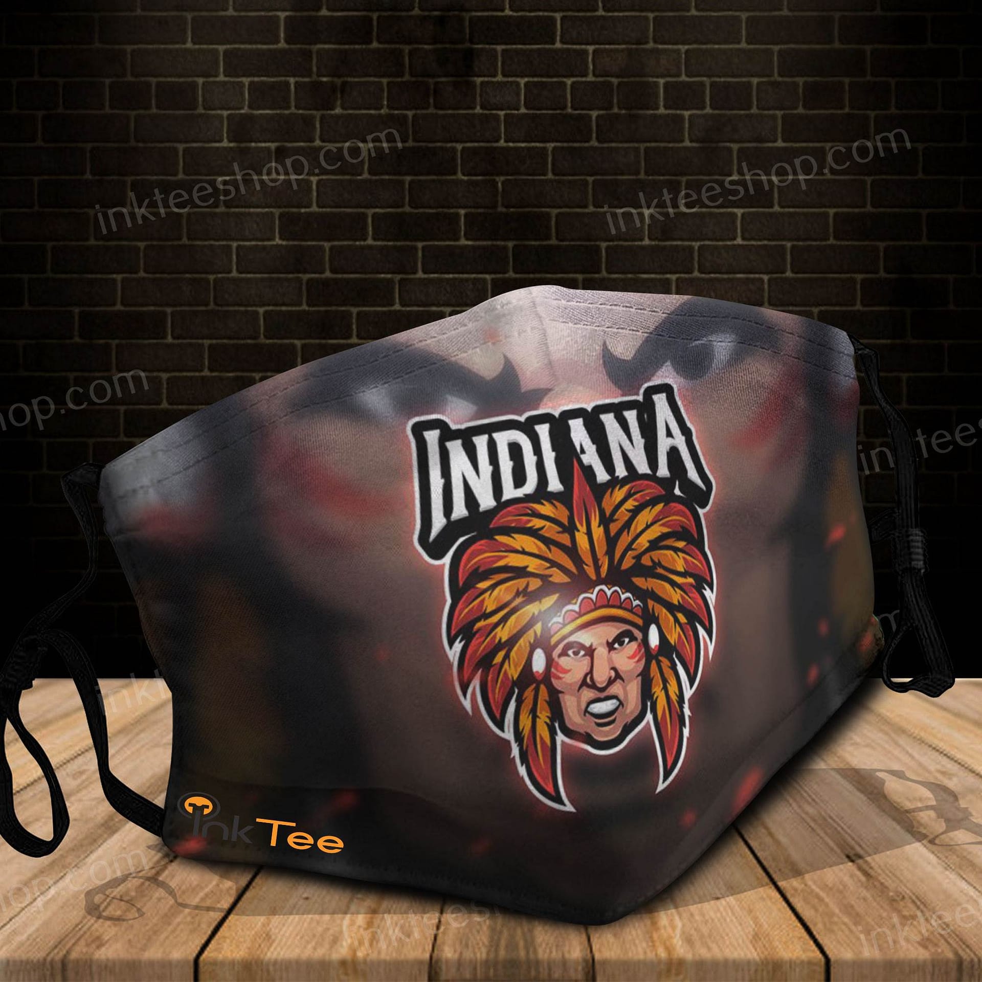 Indian Mascot For Esports Fans Logo Face Mask