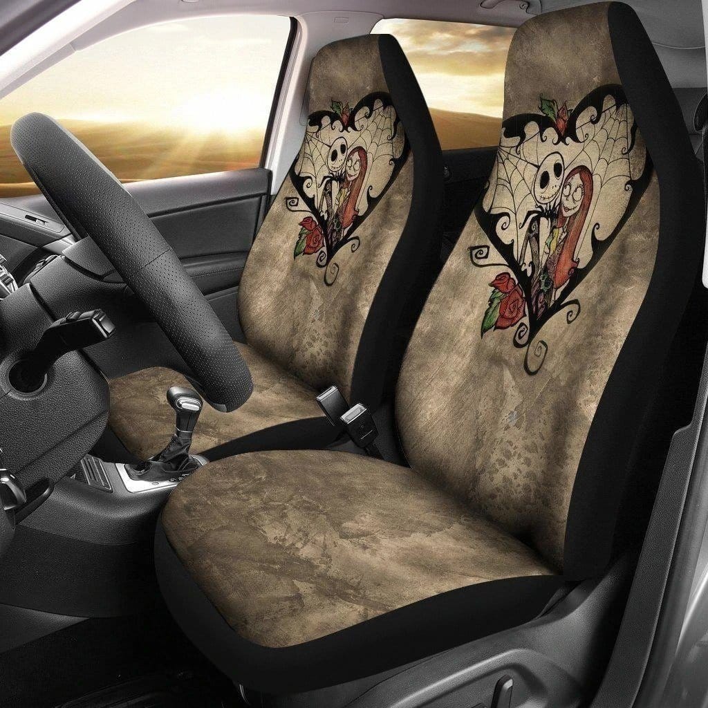 Jack Love Sally Nightmare Before Christmas For Fan Gift Sku 2818 Car Seat Covers