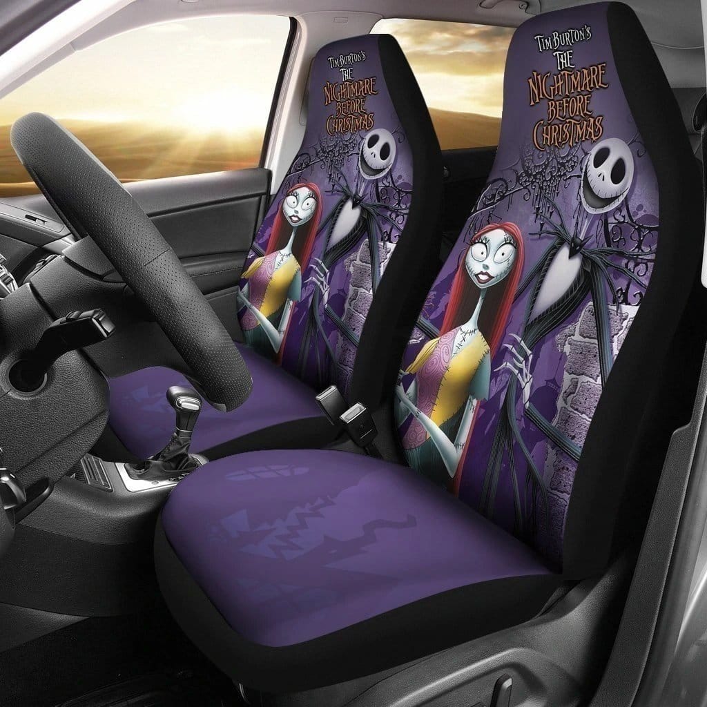 Jack &Amp; Sally Nightmare Before Christmas For Fan Gift Sku 2835 Car Seat Covers