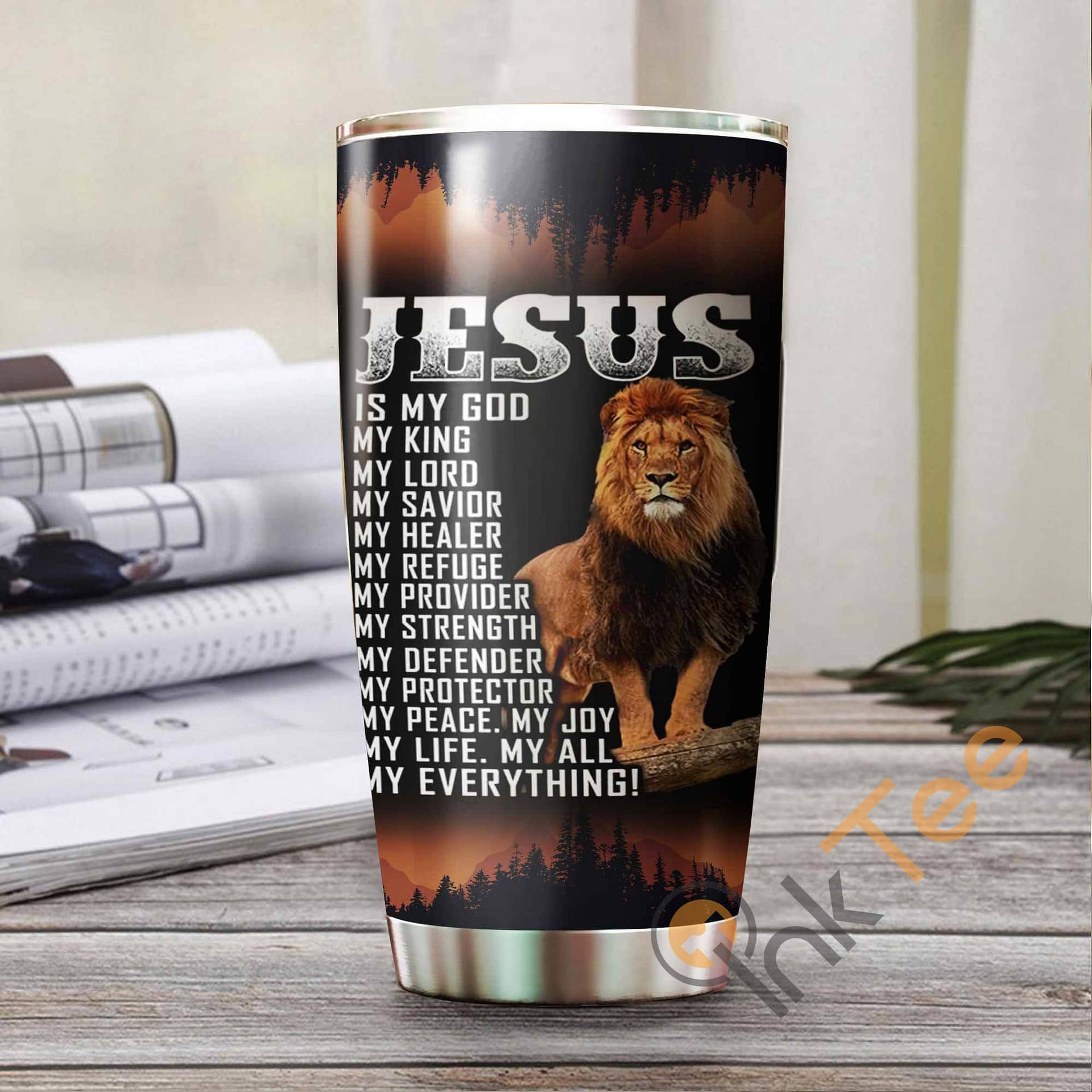 Jesus Is My God Amazon Best Seller Sku 2727 Stainless Steel Tumbler