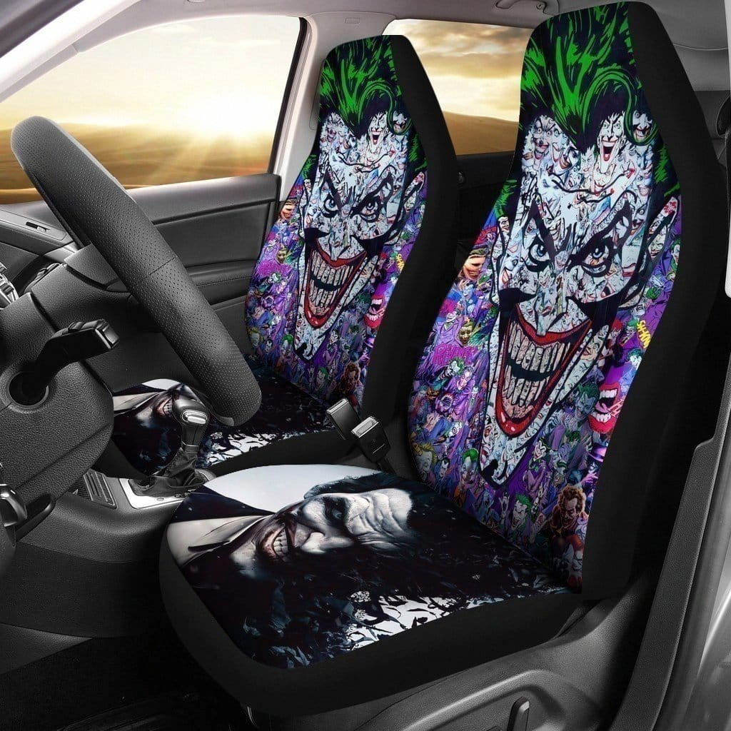 Joker Face For Fan Gift Sku 2892 Car Seat Covers