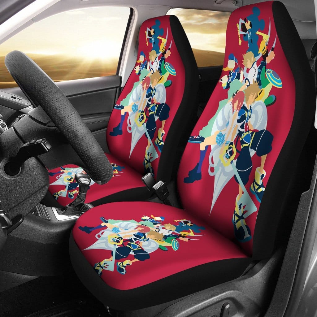 Kingdom Heart Characters For Fan Gift Sku 2251 Car Seat Covers