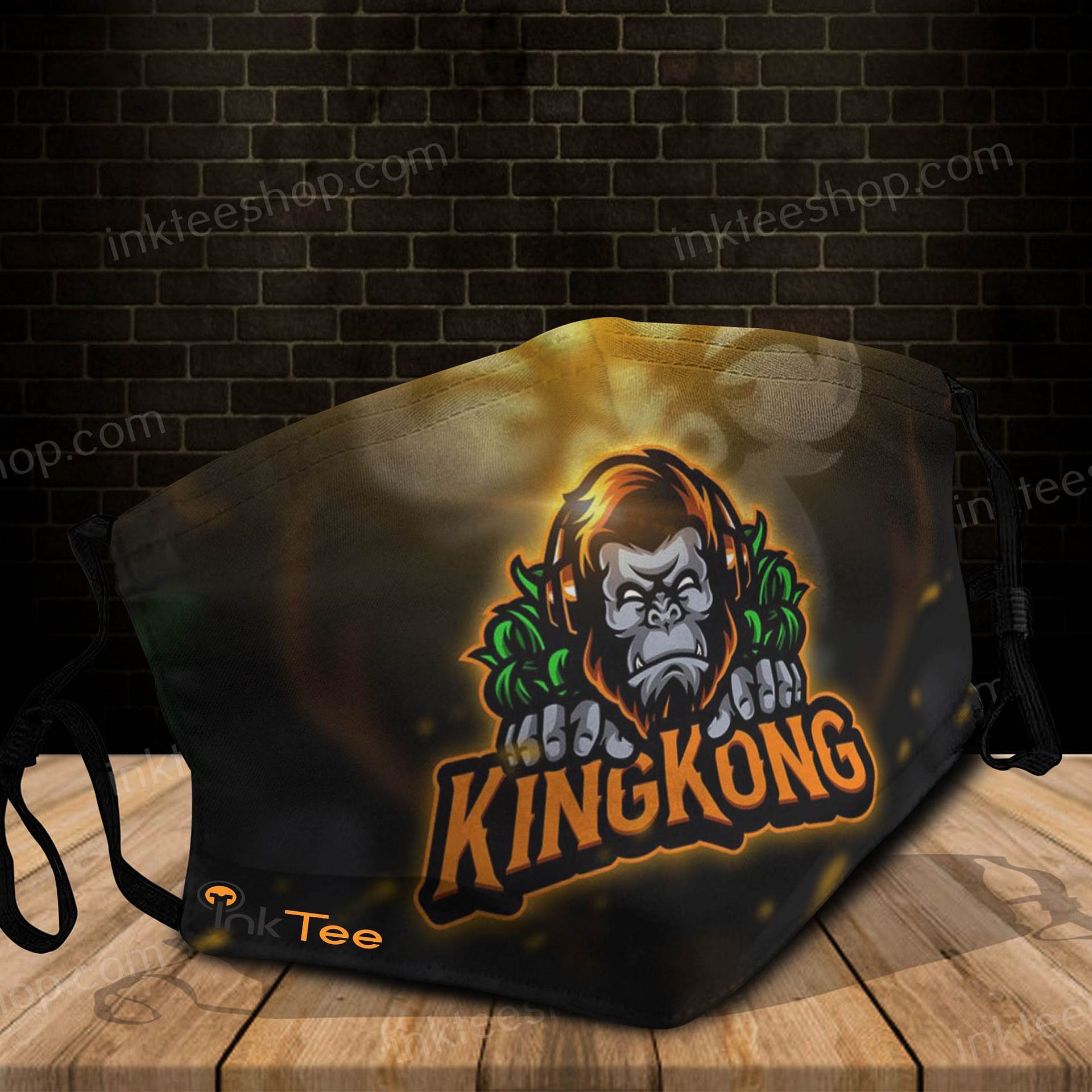 Kingkong Mascot For Esports Fans Logo Face Mask