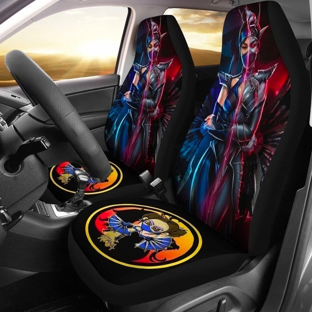 Kitana Mortal Kombat For Fan Gift Sku 2295 Car Seat Covers