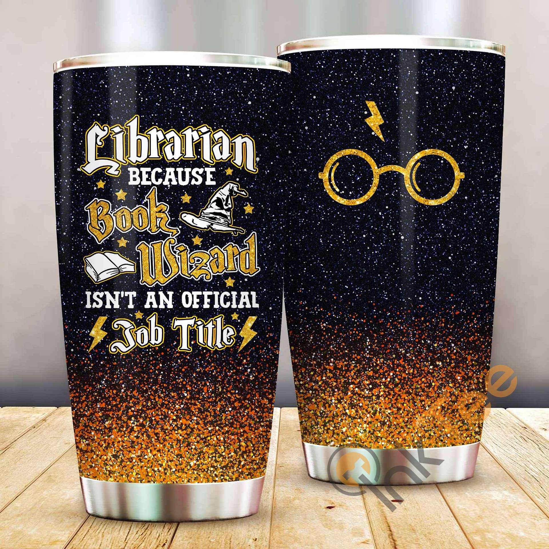 Librarian Because Book Wizard Isn't An Official Job Title Amazon Best Seller Sku 3934 Stainless Steel Tumbler