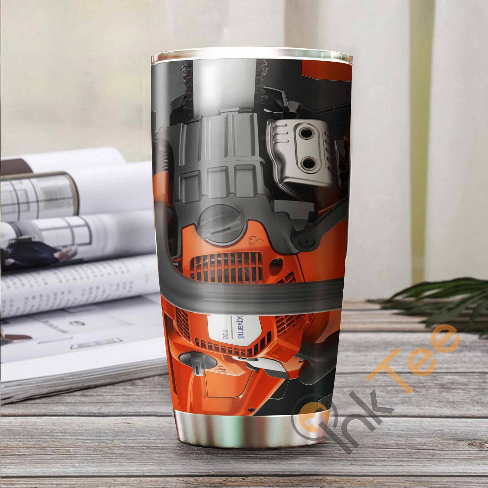 Love Chainsaw Stainless Steel Tumbler