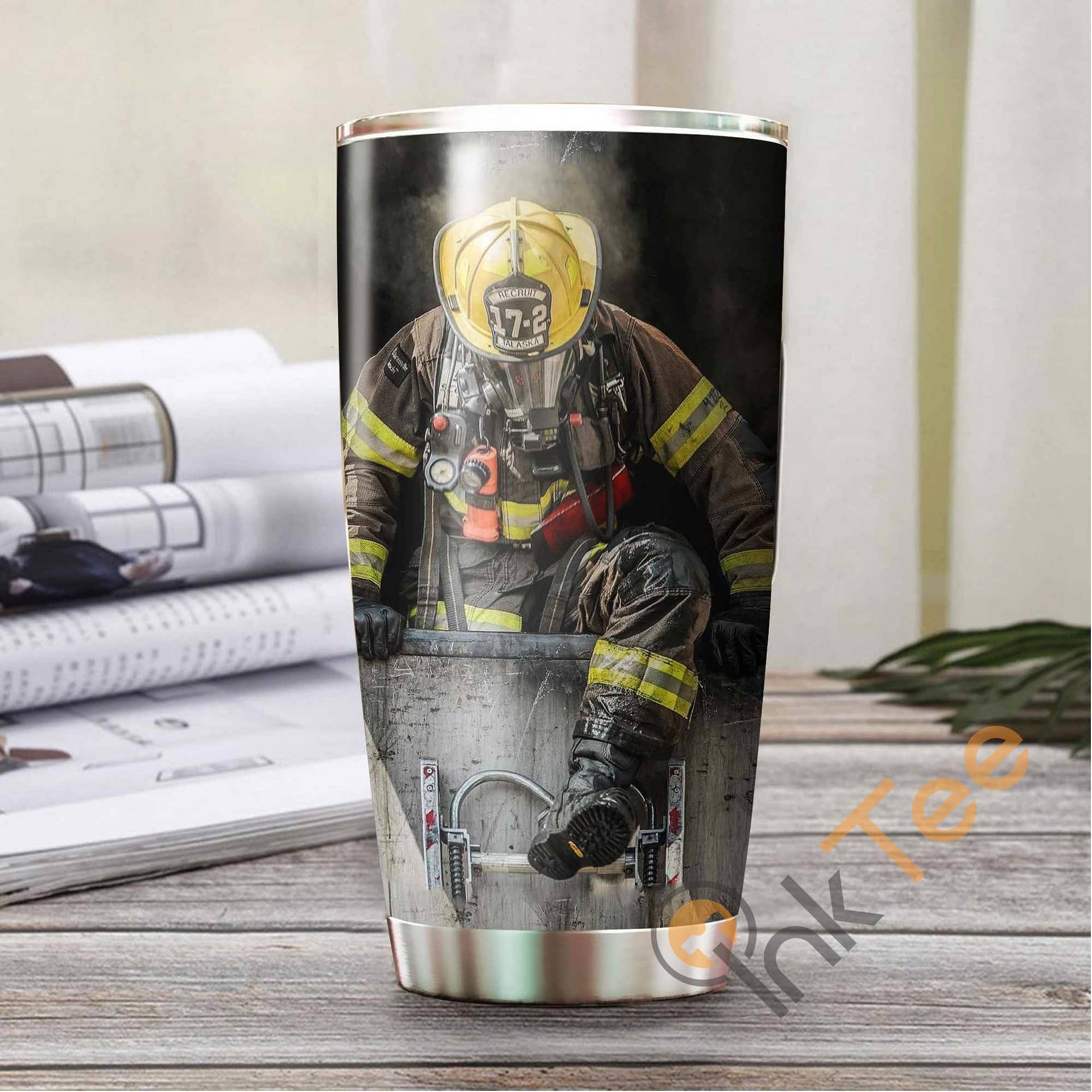 Love Firefighter Amazon Best Seller Sku 3257 Stainless Steel Tumbler