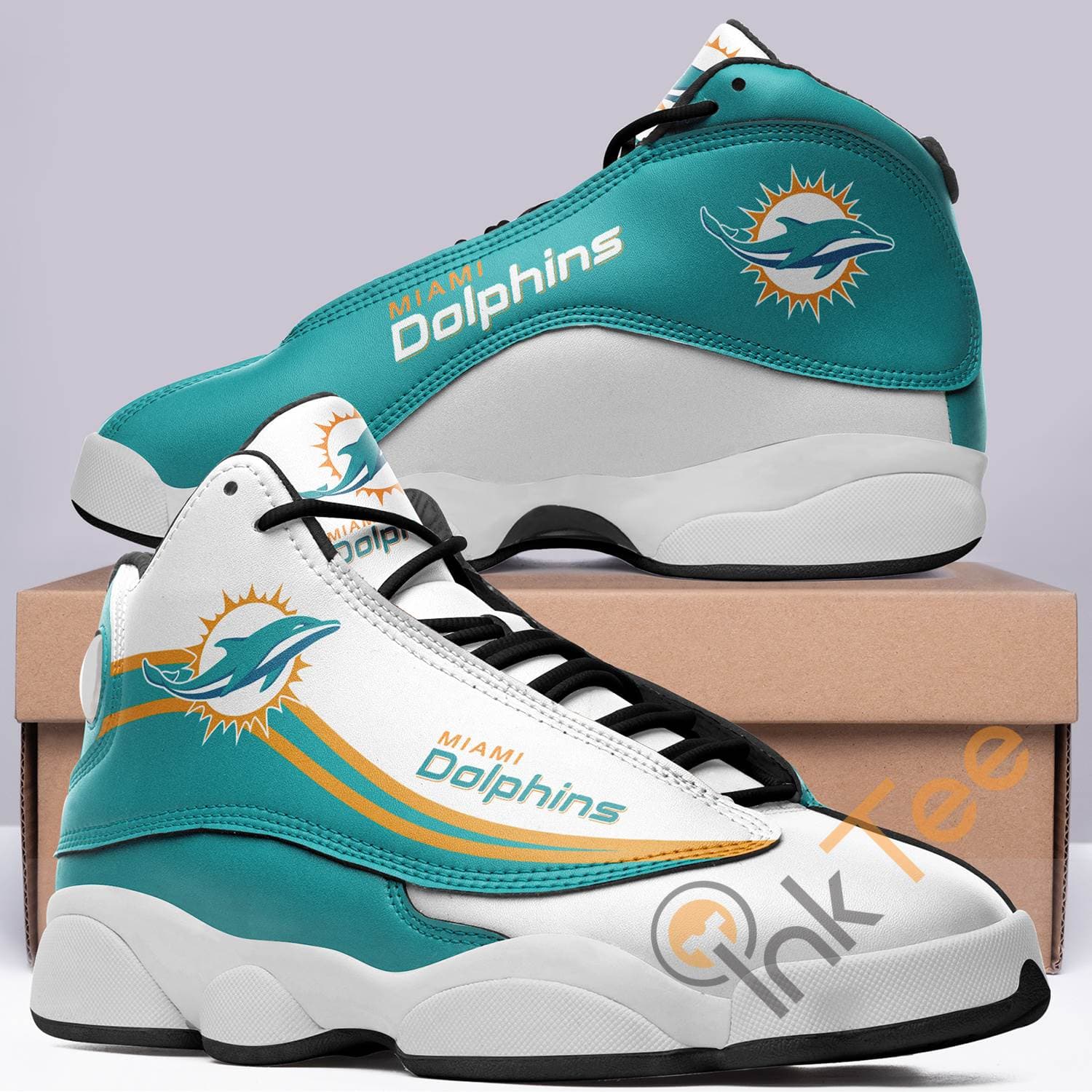 Miami Dolphins Logo Air Jordan Shoes