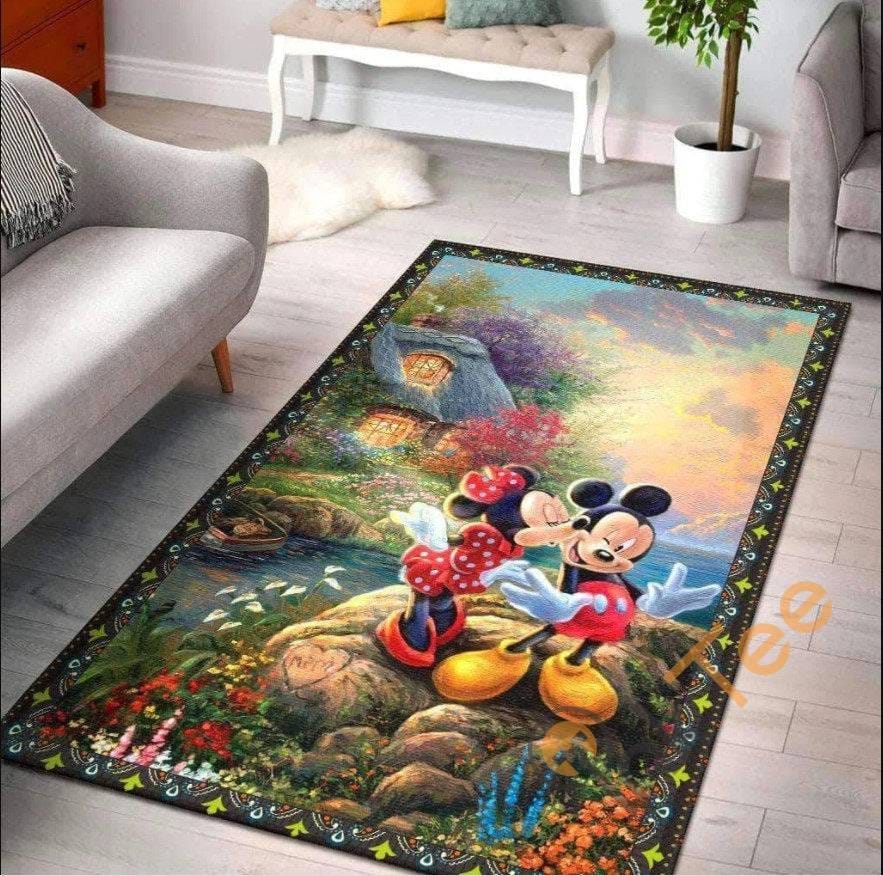 Mickey Minnie Mouse Carpet For Living Room Bedroom Disney Lover Home Decoration Rug