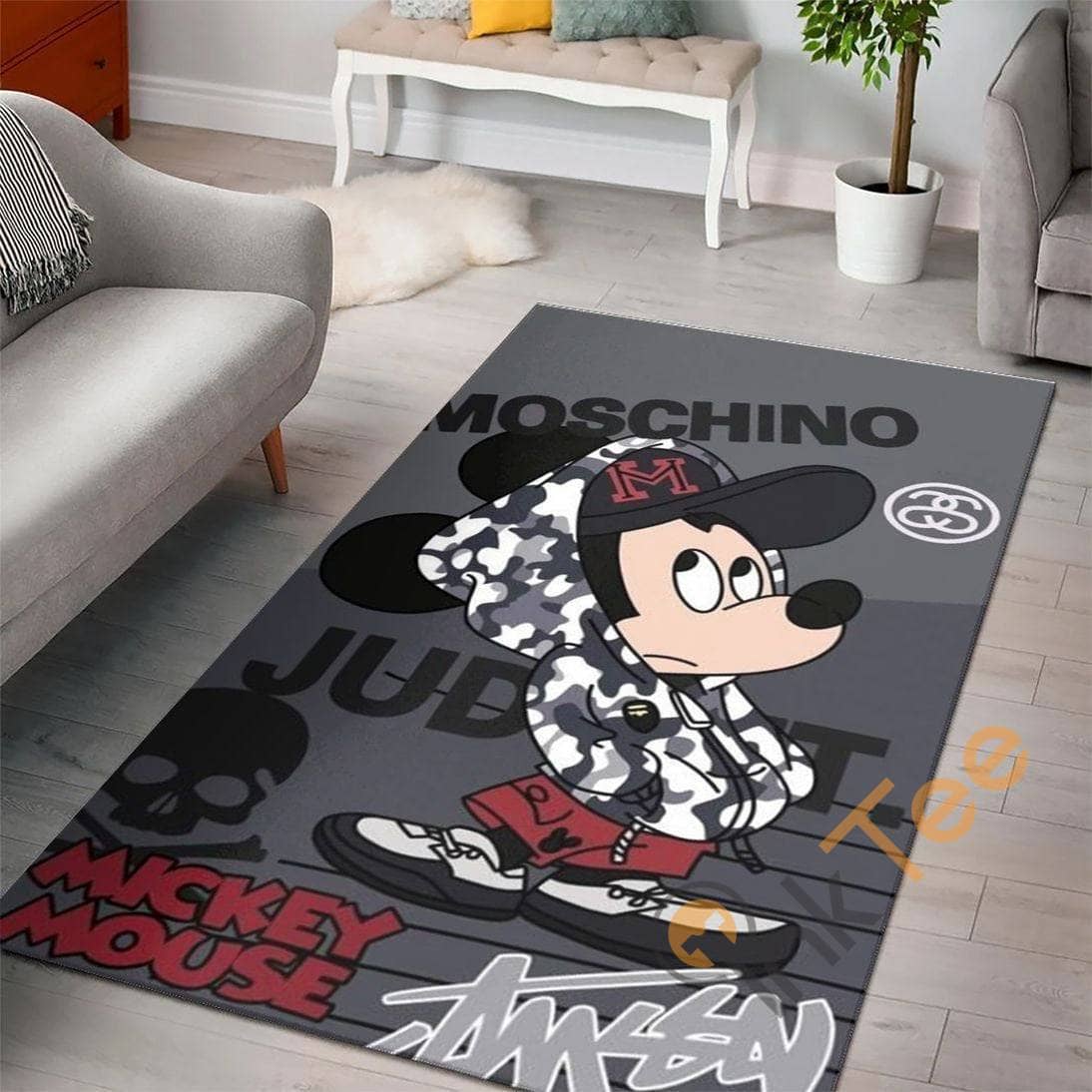 Mickey Mouse Disney Movies Christmas Gift Floor Decor Lover Rug