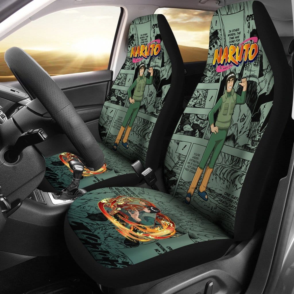 Might Guy Naruto For Fan Gift Sku 2219 Car Seat Covers