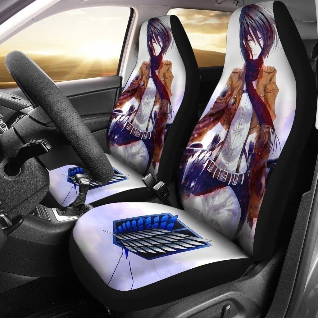 Mikasa Attack On Titan Anime For Fan Gift Sku 1660 Car Seat Covers